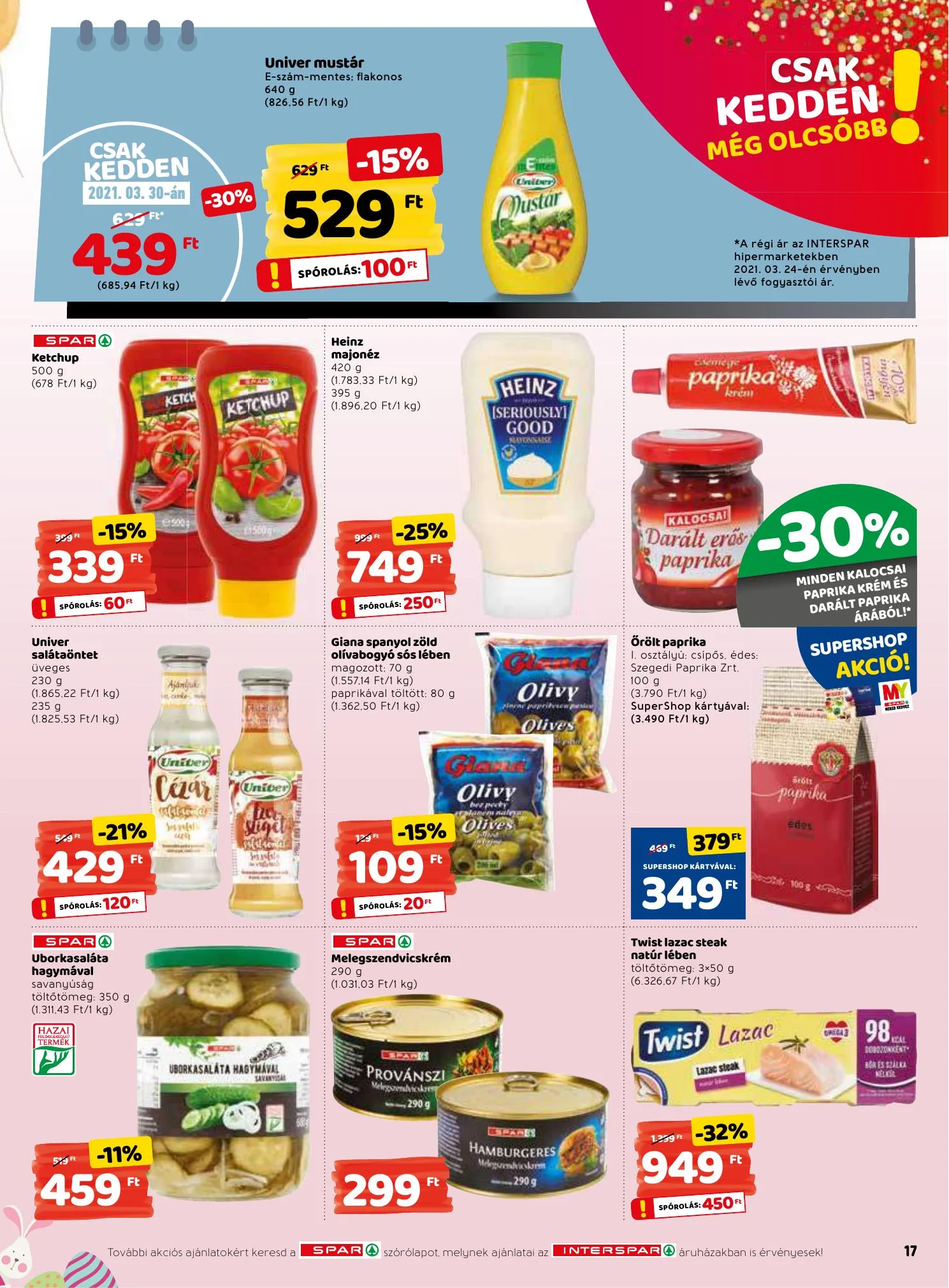 Interspar akciós újság 03.25–04.03 – 17. oldal