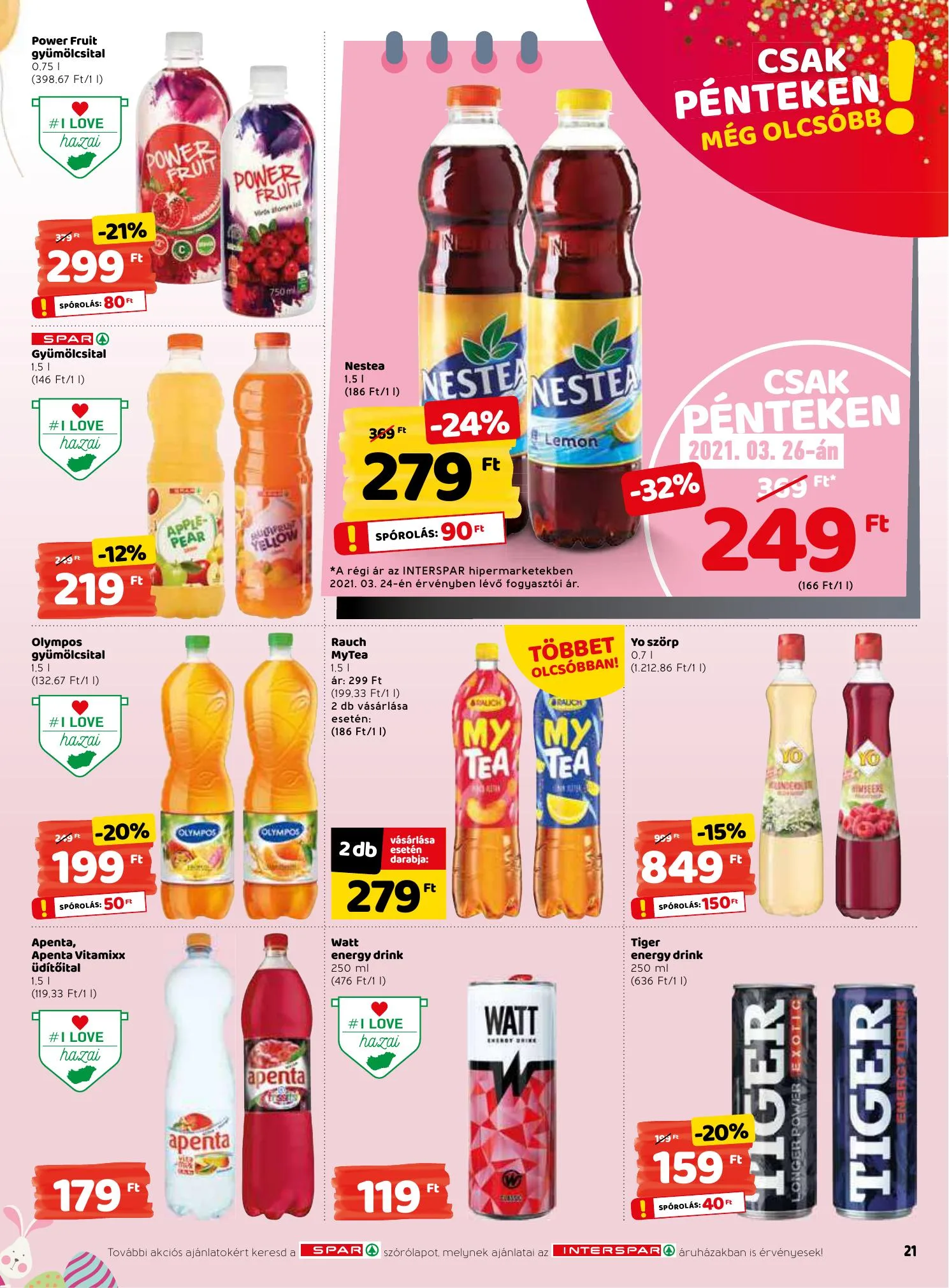 Interspar akciós újság 03.25–04.03 – 21. oldal
