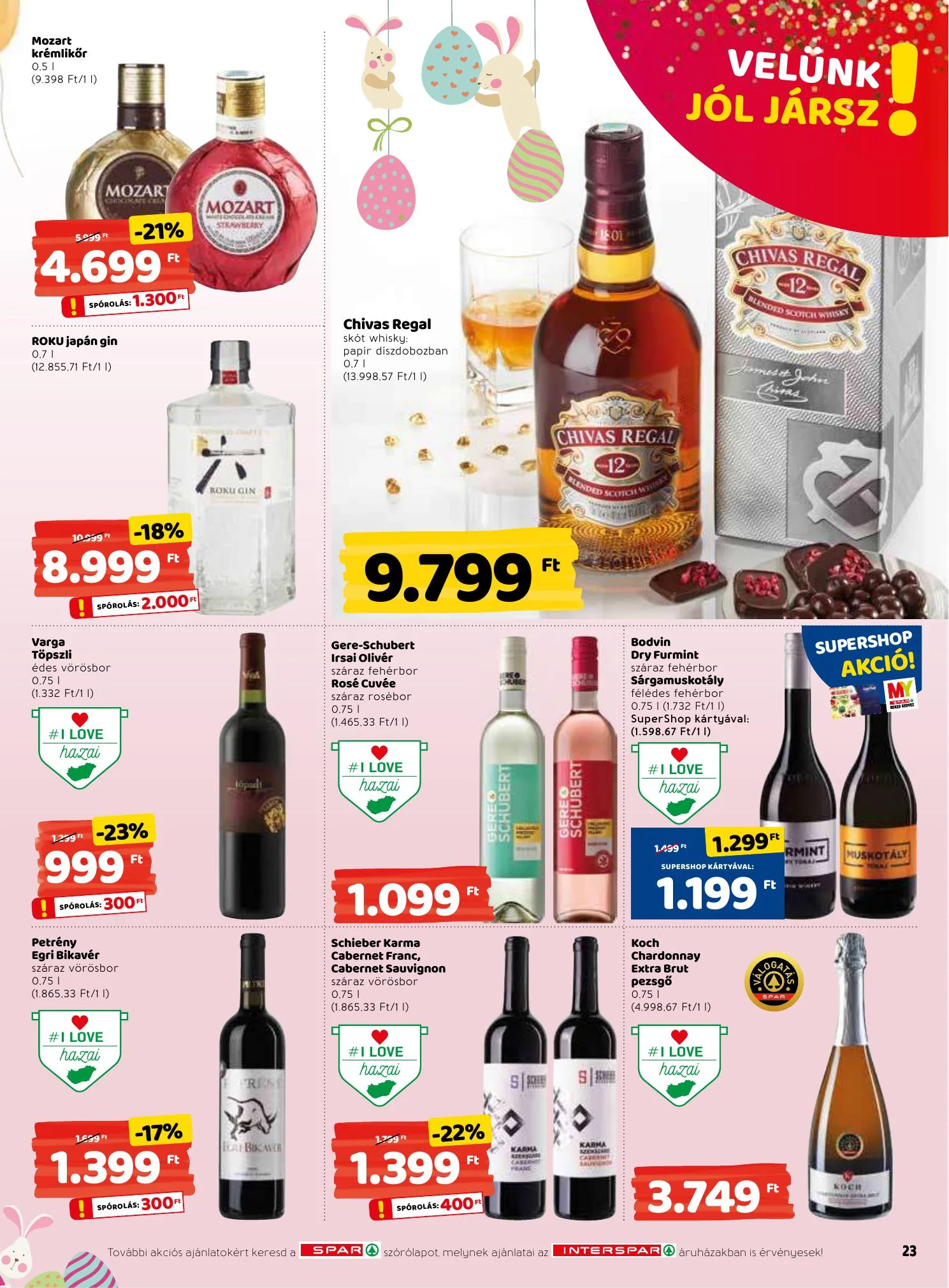 Interspar akciós újság 03.25–04.03 – 23. oldal