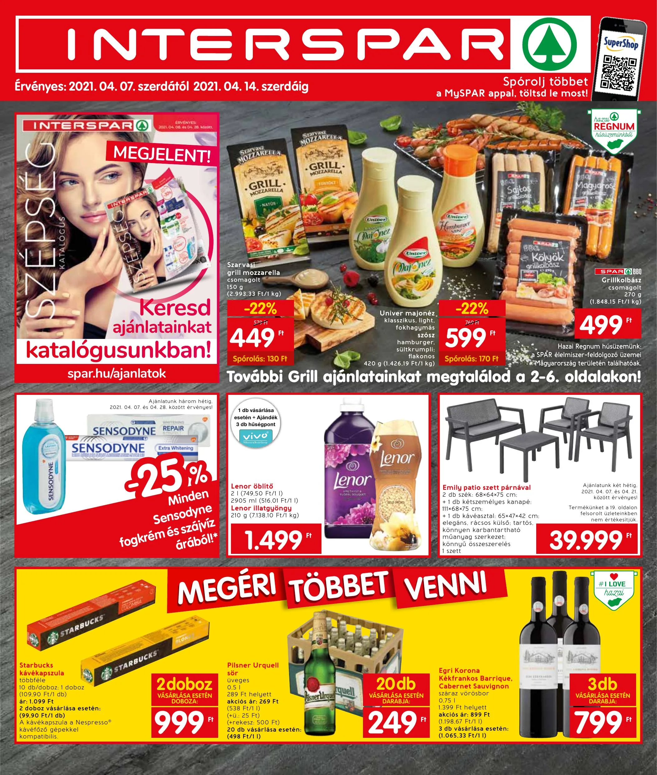 Interspar akciós újság 04.07–04.14