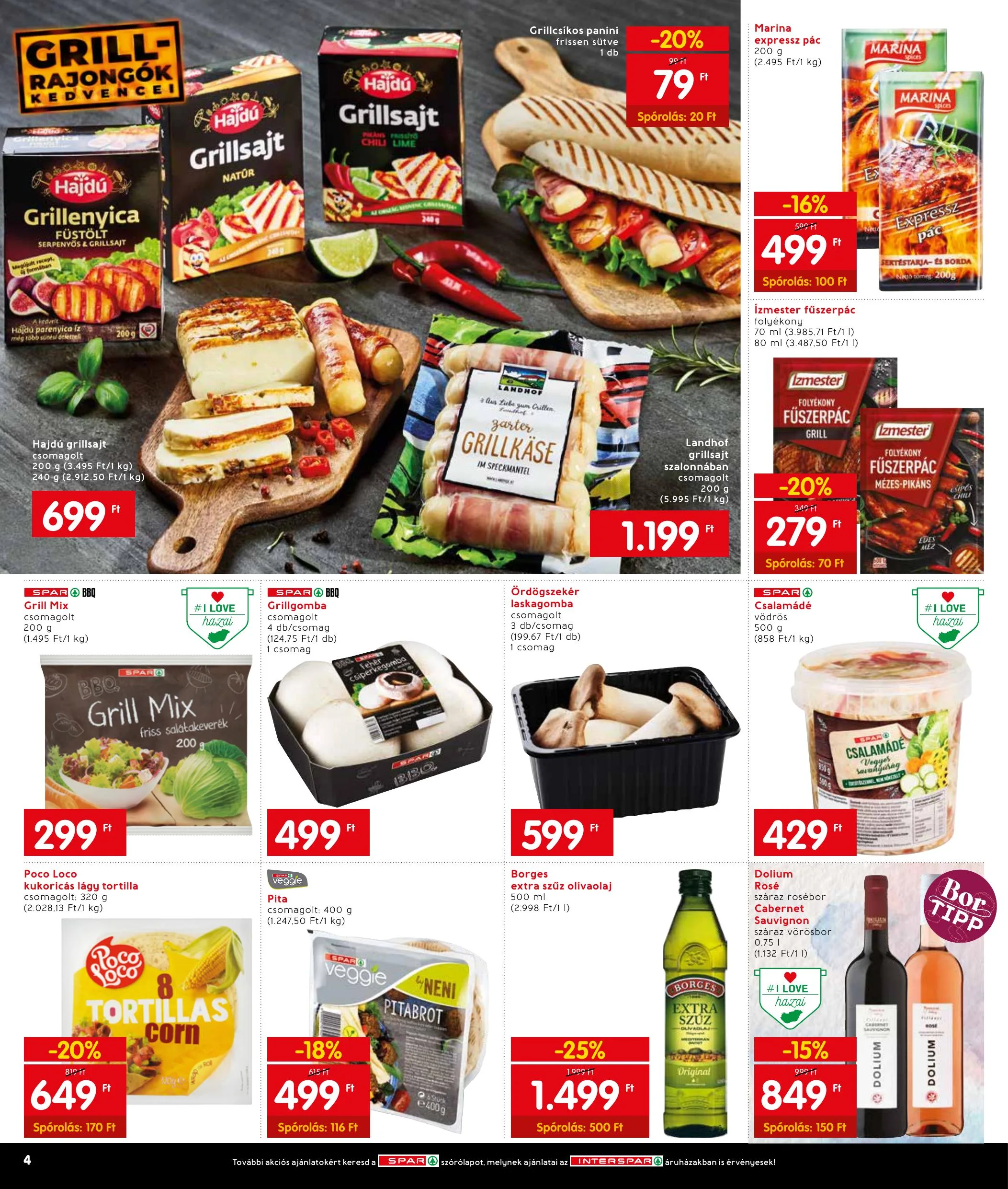 Interspar akciós újság 04.07–04.14 – 4. oldal
