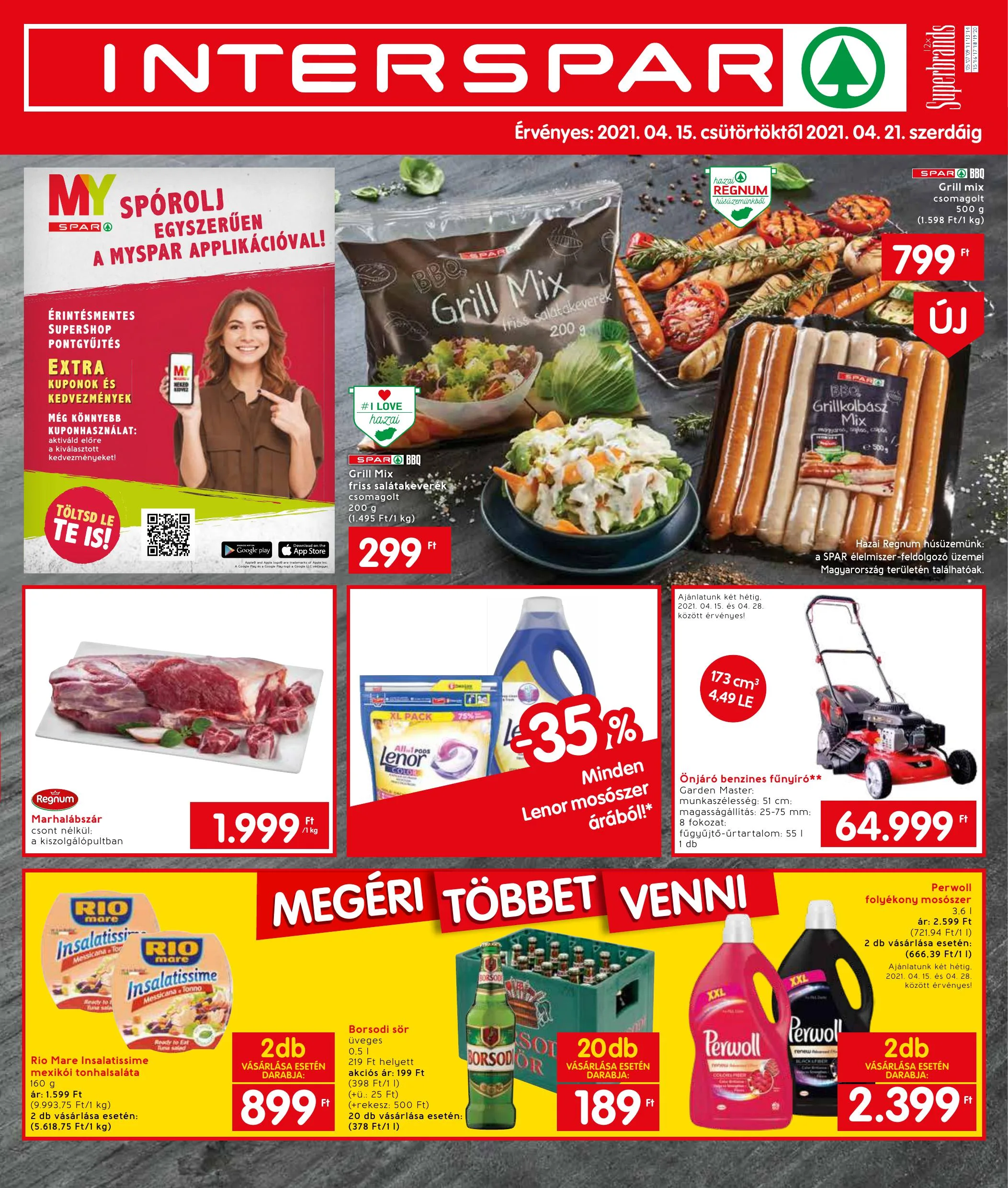 Interspar akciós újság 04.15–04.21