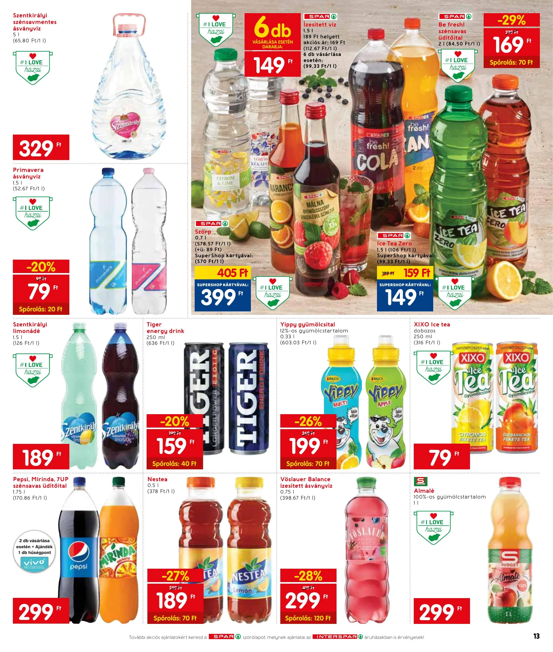 Interspar akciós újság 04.15–04.21 – 13. oldal