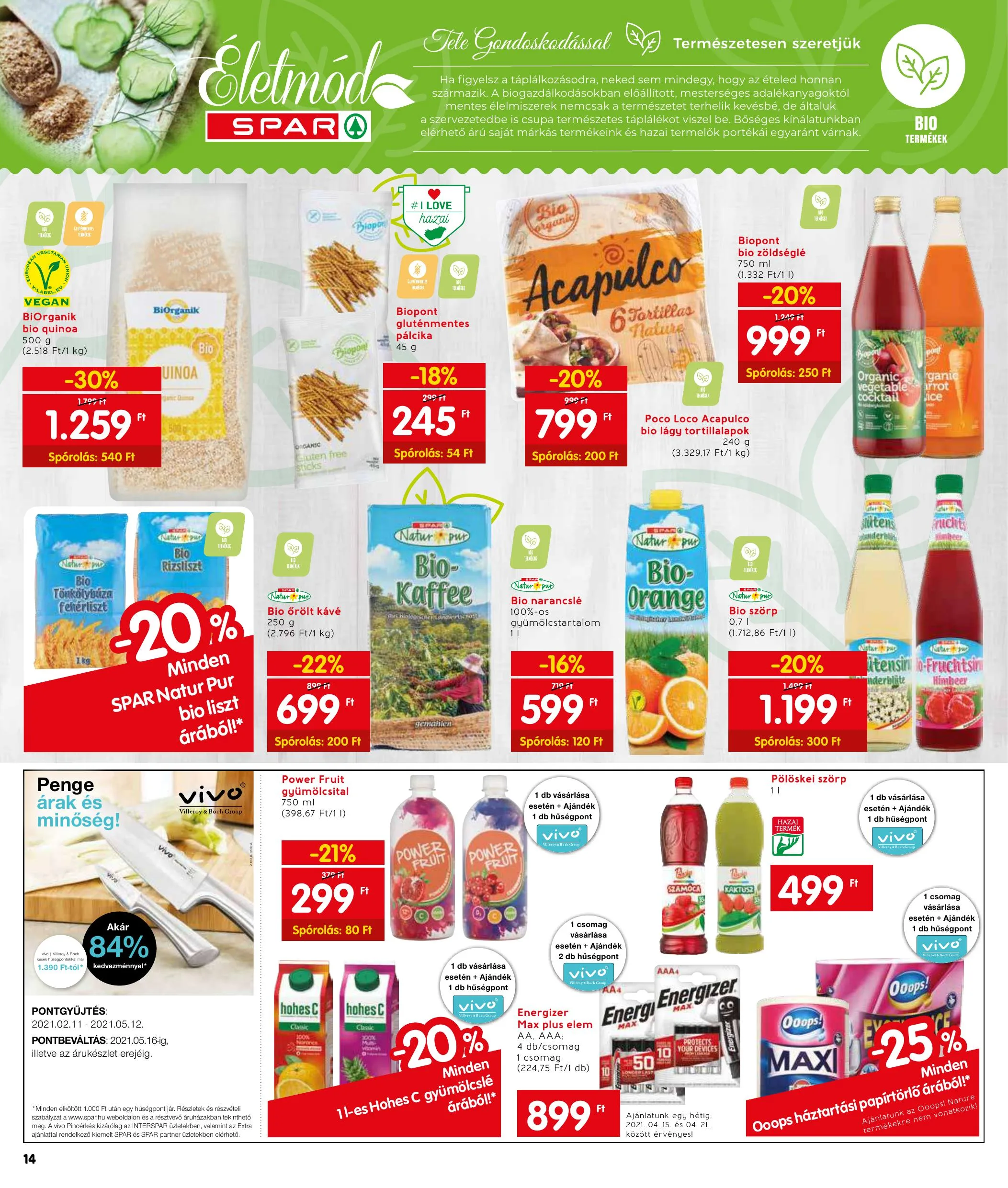 Interspar akciós újság 04.15–04.21 – 14. oldal