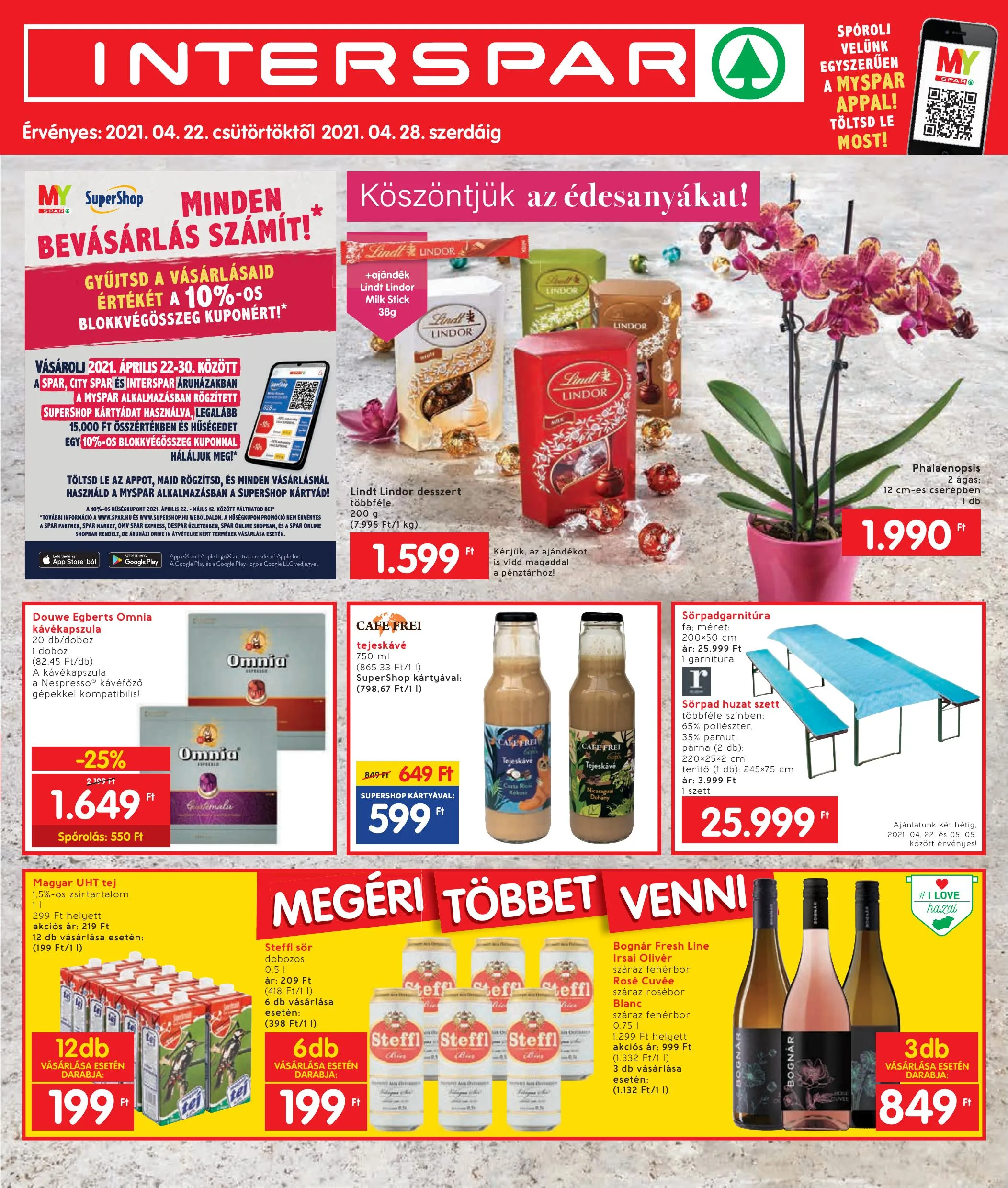 Interspar akciós újság 04.22–04.28