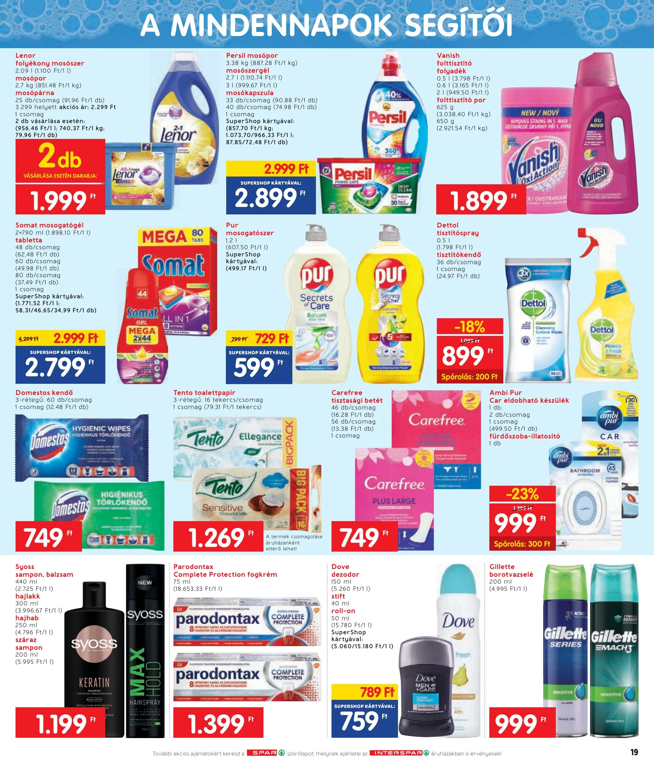 Interspar akciós újság 04.22–04.28 – 19. oldal