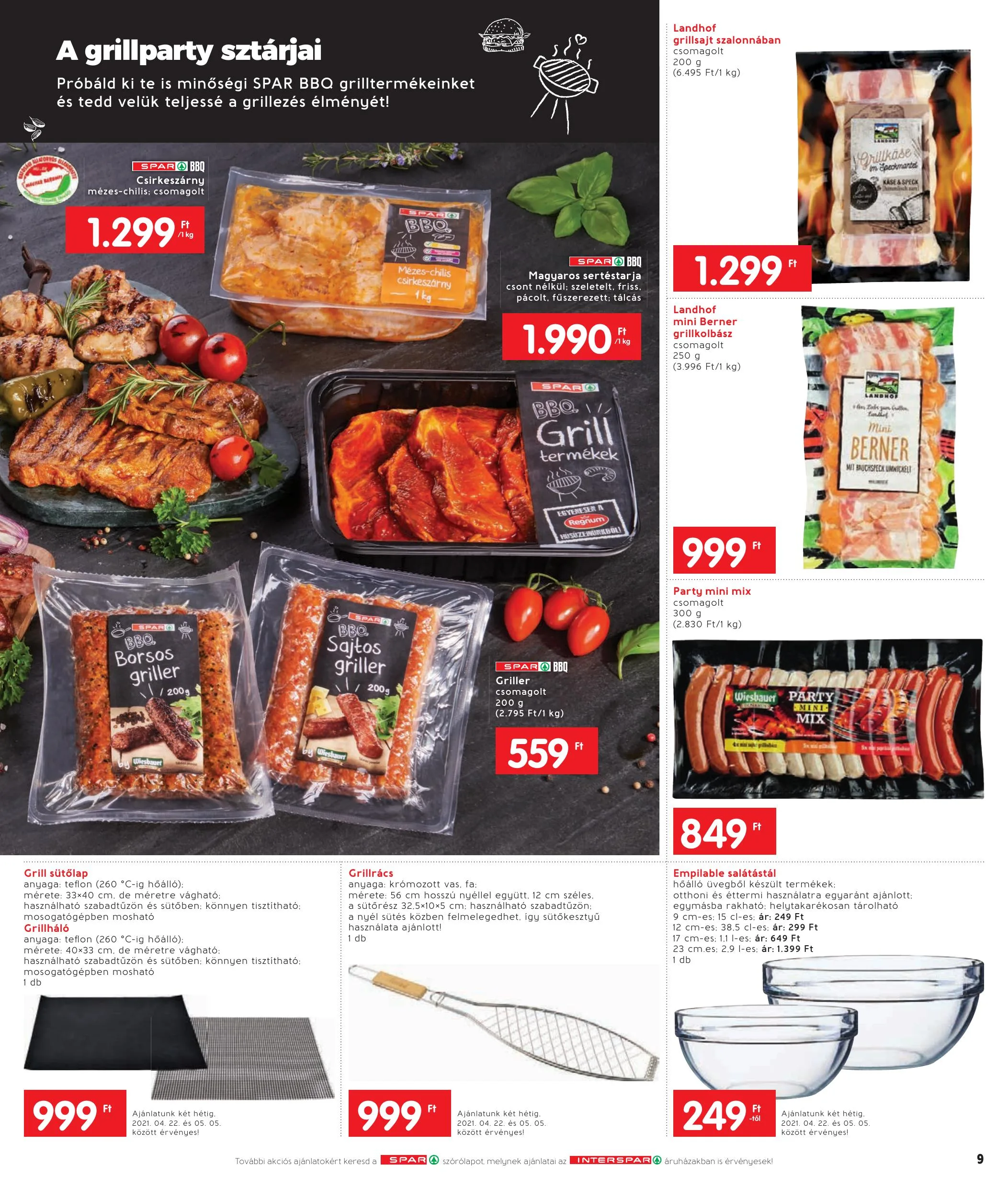 Interspar akciós újság 04.22–04.28 – 9. oldal