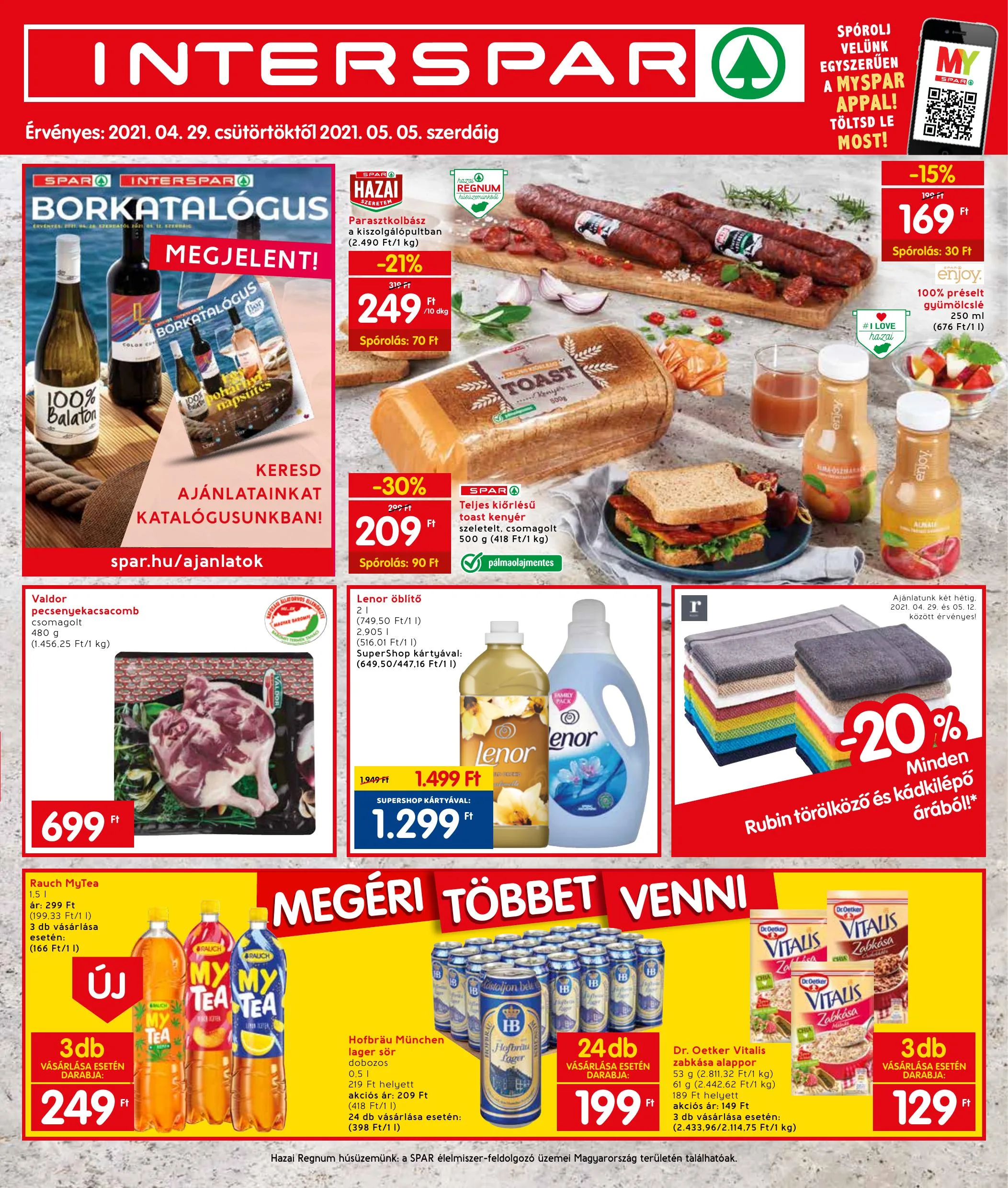 Interspar akciós újság 04.29–05.05