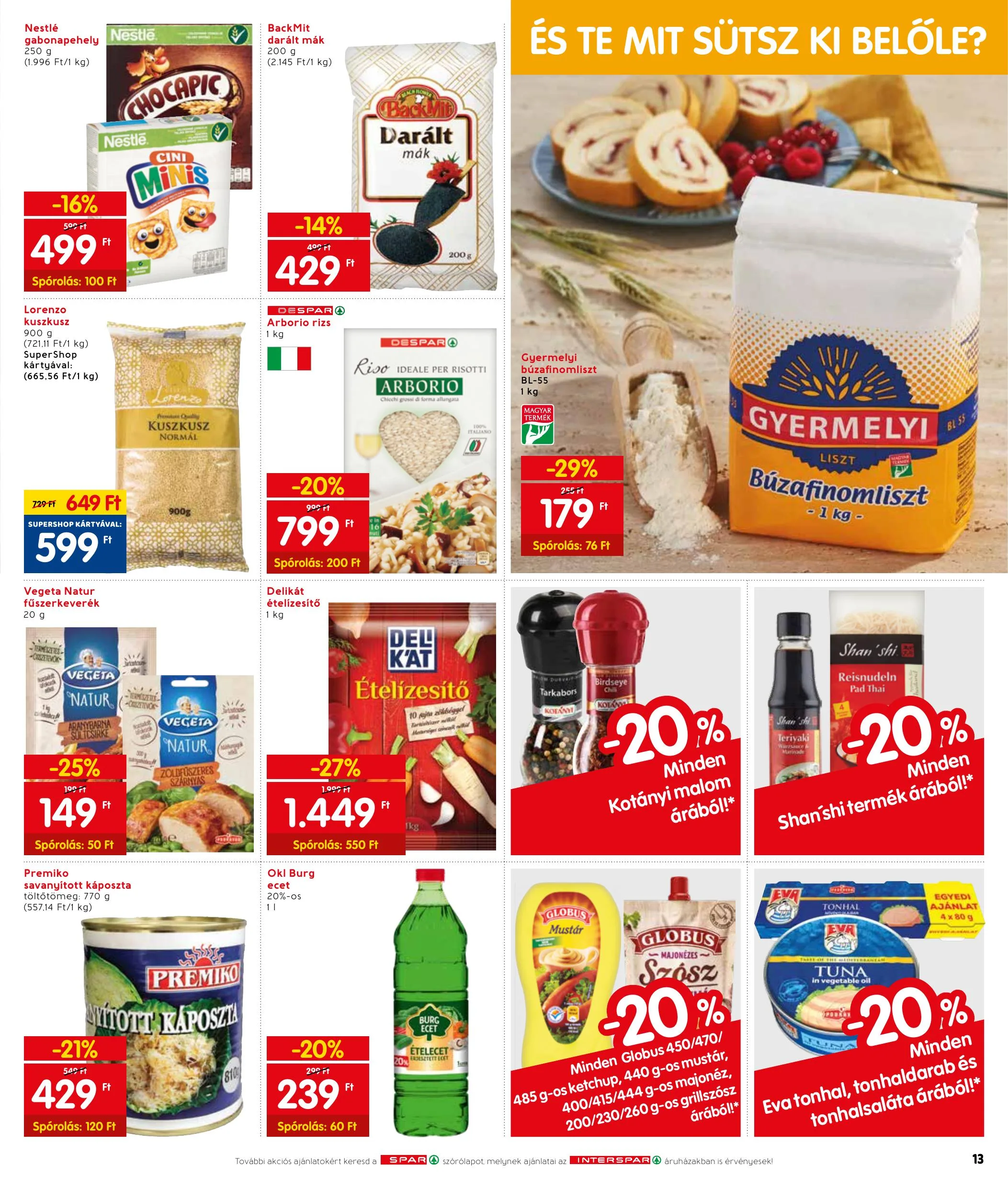 Interspar akciós újság 04.29–05.05 – 13. oldal