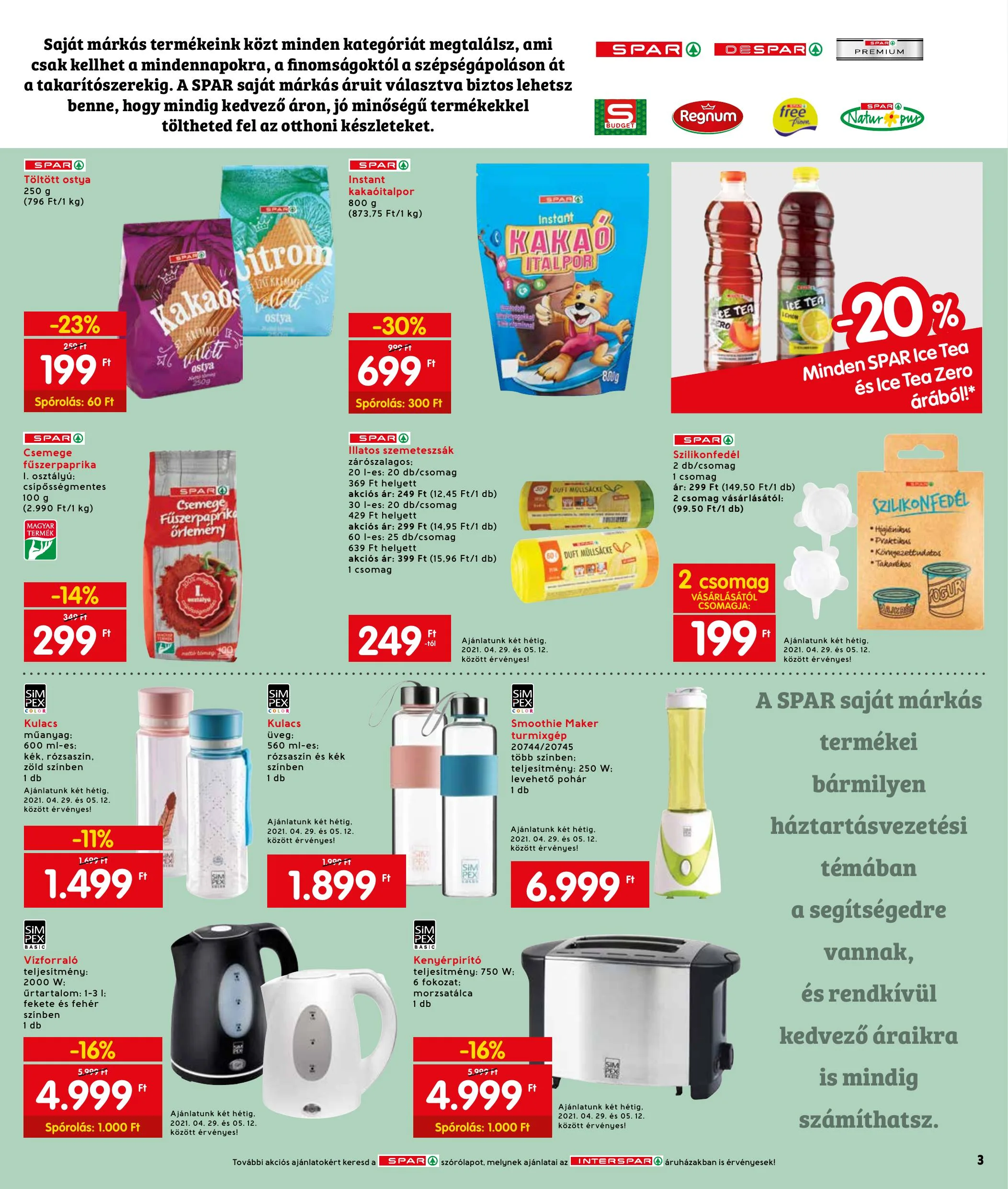 Interspar akciós újság 04.29–05.05 – 3. oldal