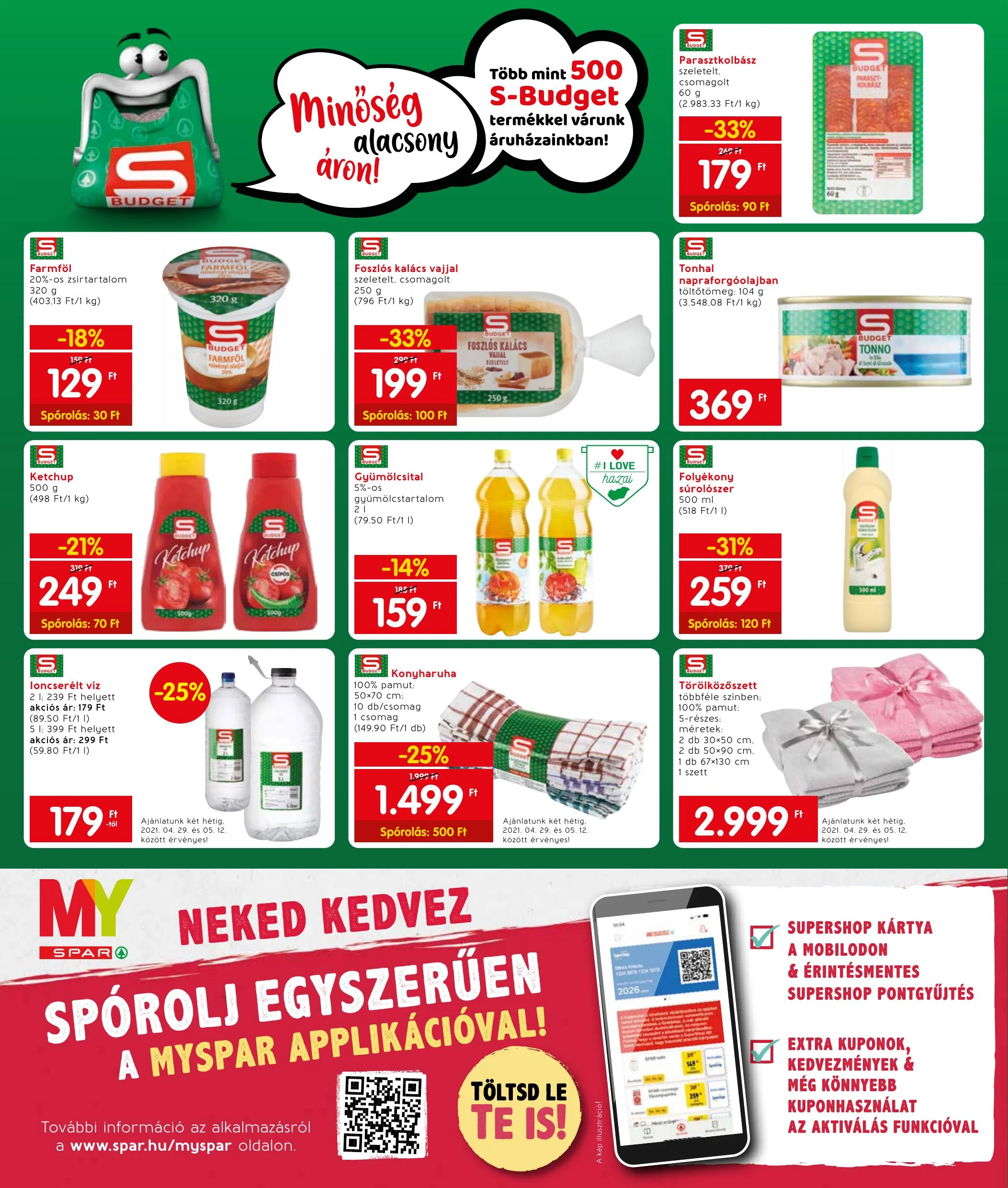 Interspar akciós újság 04.29–05.05 – 4. oldal
