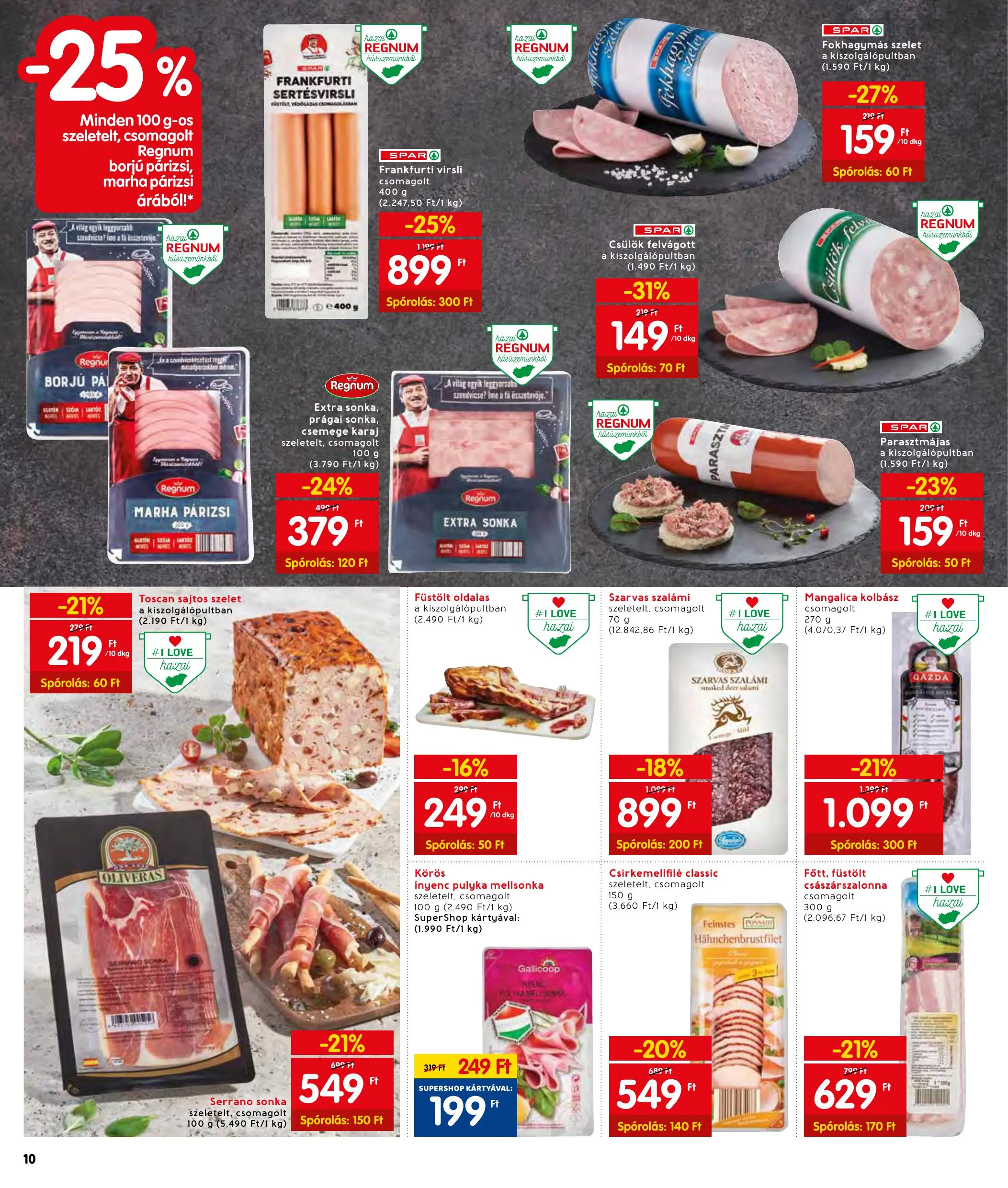 Interspar akciós újság 05.06–05.12 – 10. oldal