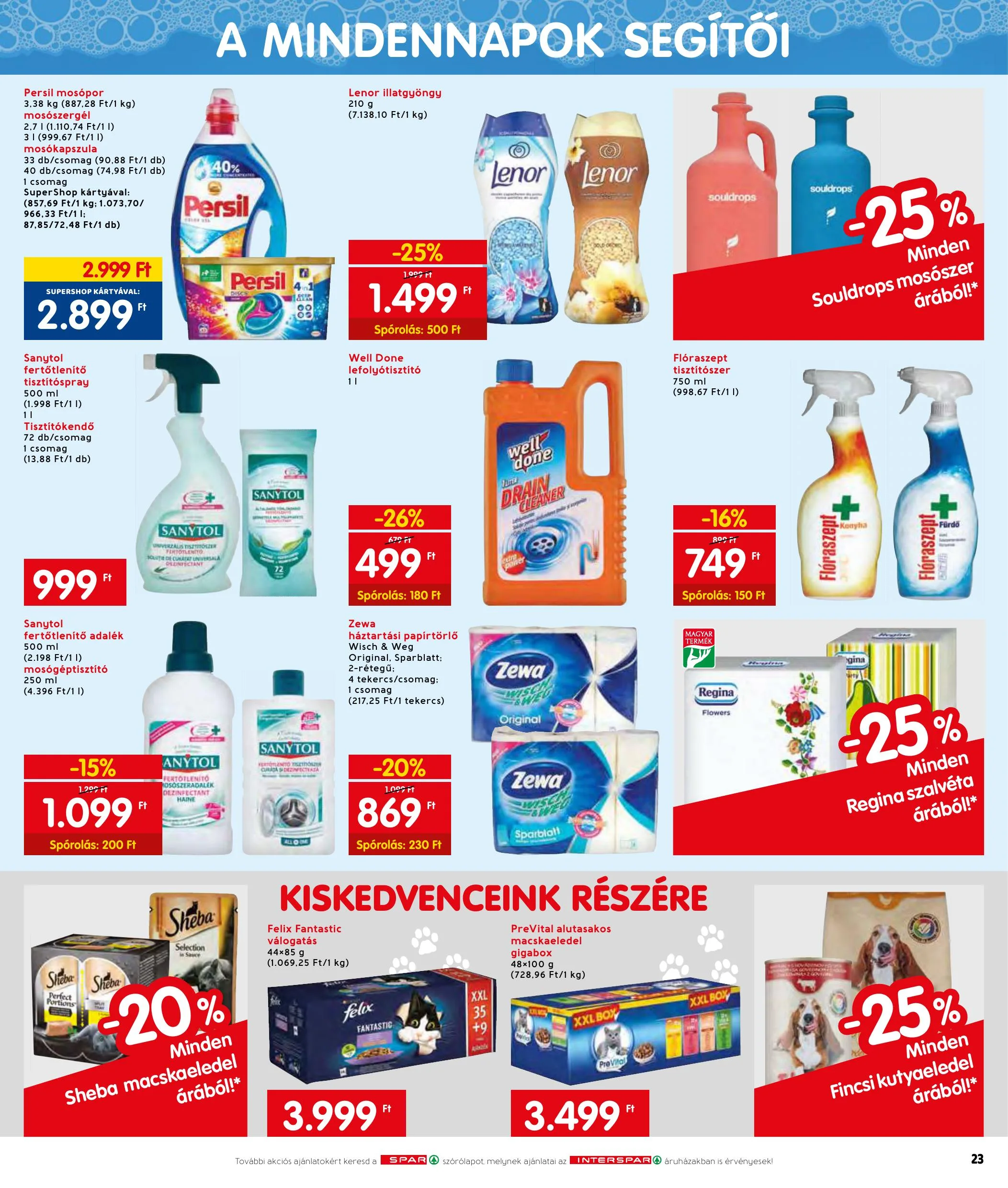 Interspar akciós újság 05.06–05.12 – 23. oldal