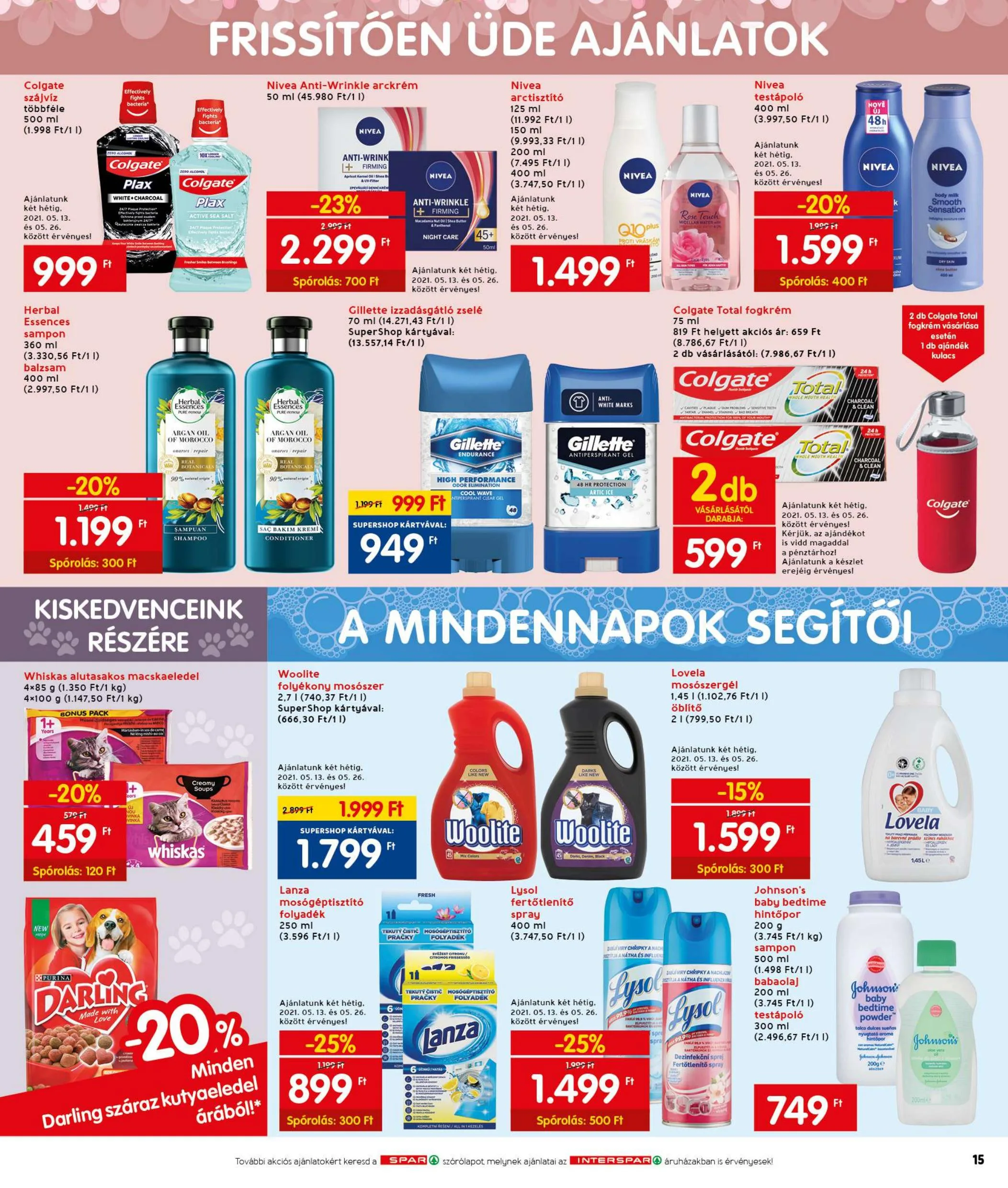 Interspar akciós újság 05.13–05.19 – 15. oldal