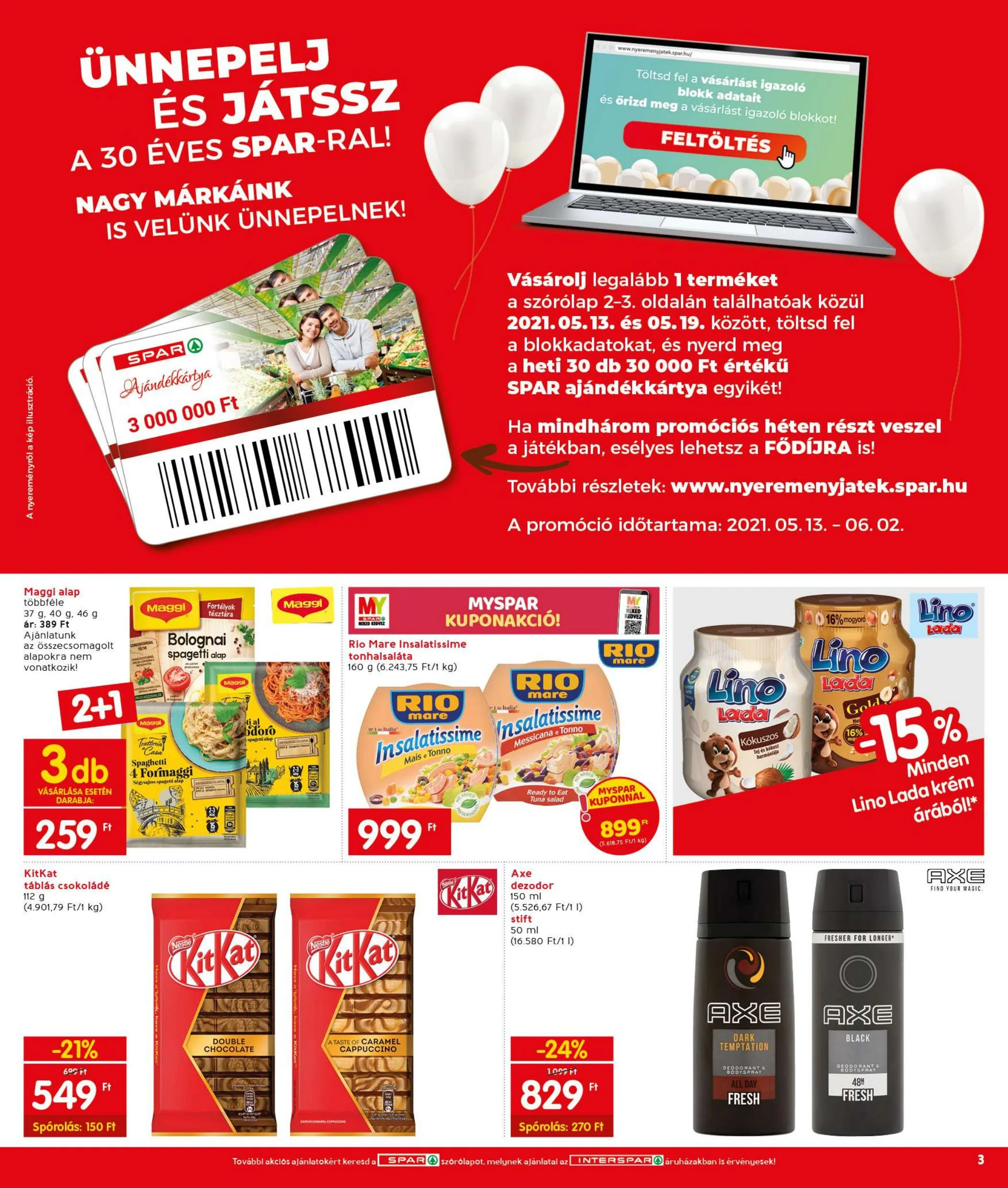 Interspar akciós újság 05.13–05.19 – 3. oldal