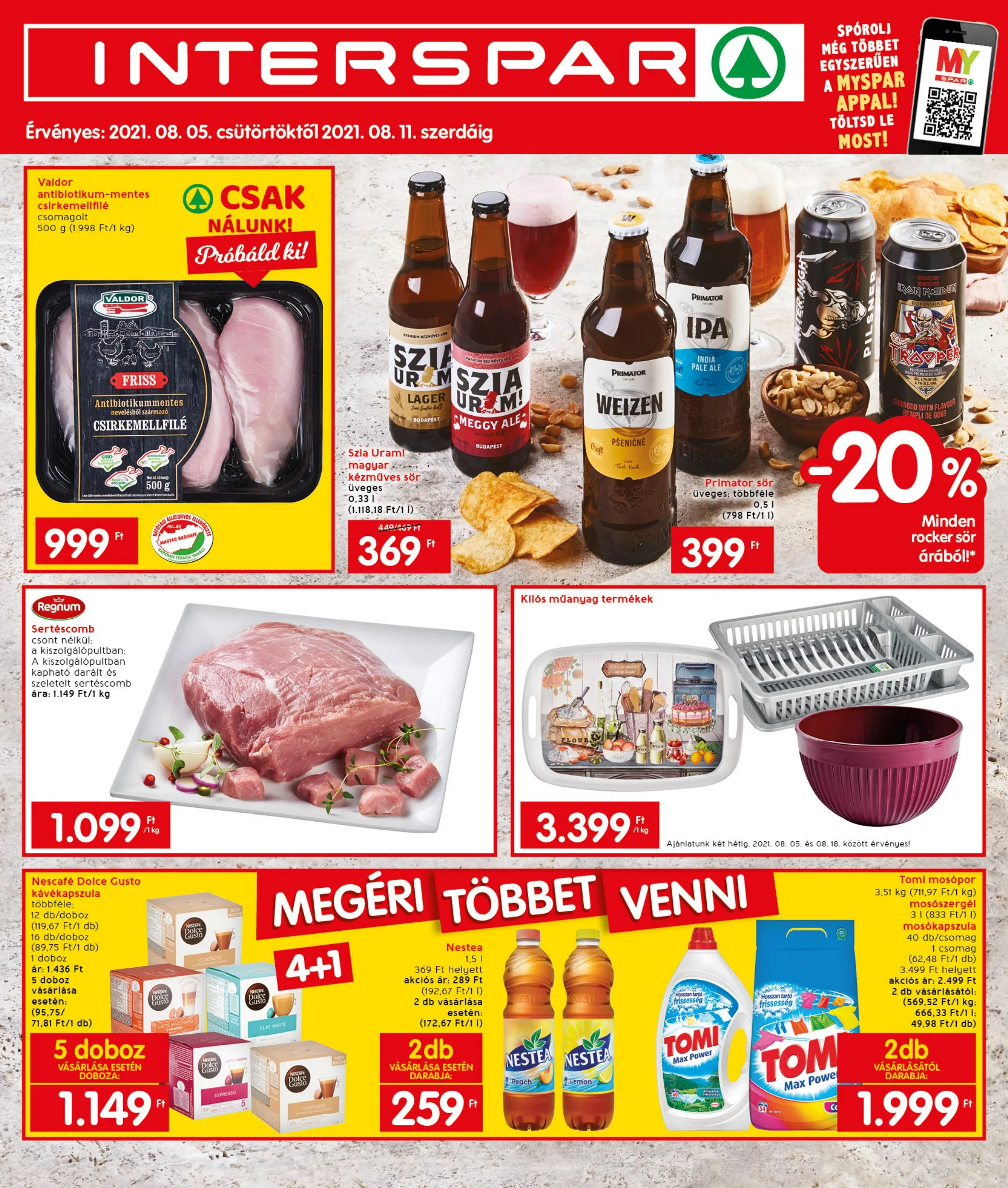 Interspar akciós újság 08.05–08.11
