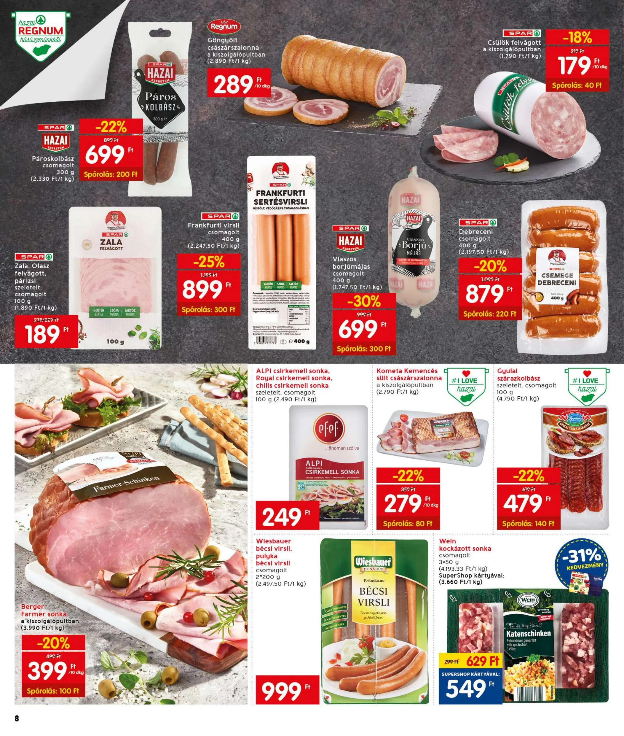 Interspar akciós újság 08.12–08.18 – 10. oldal