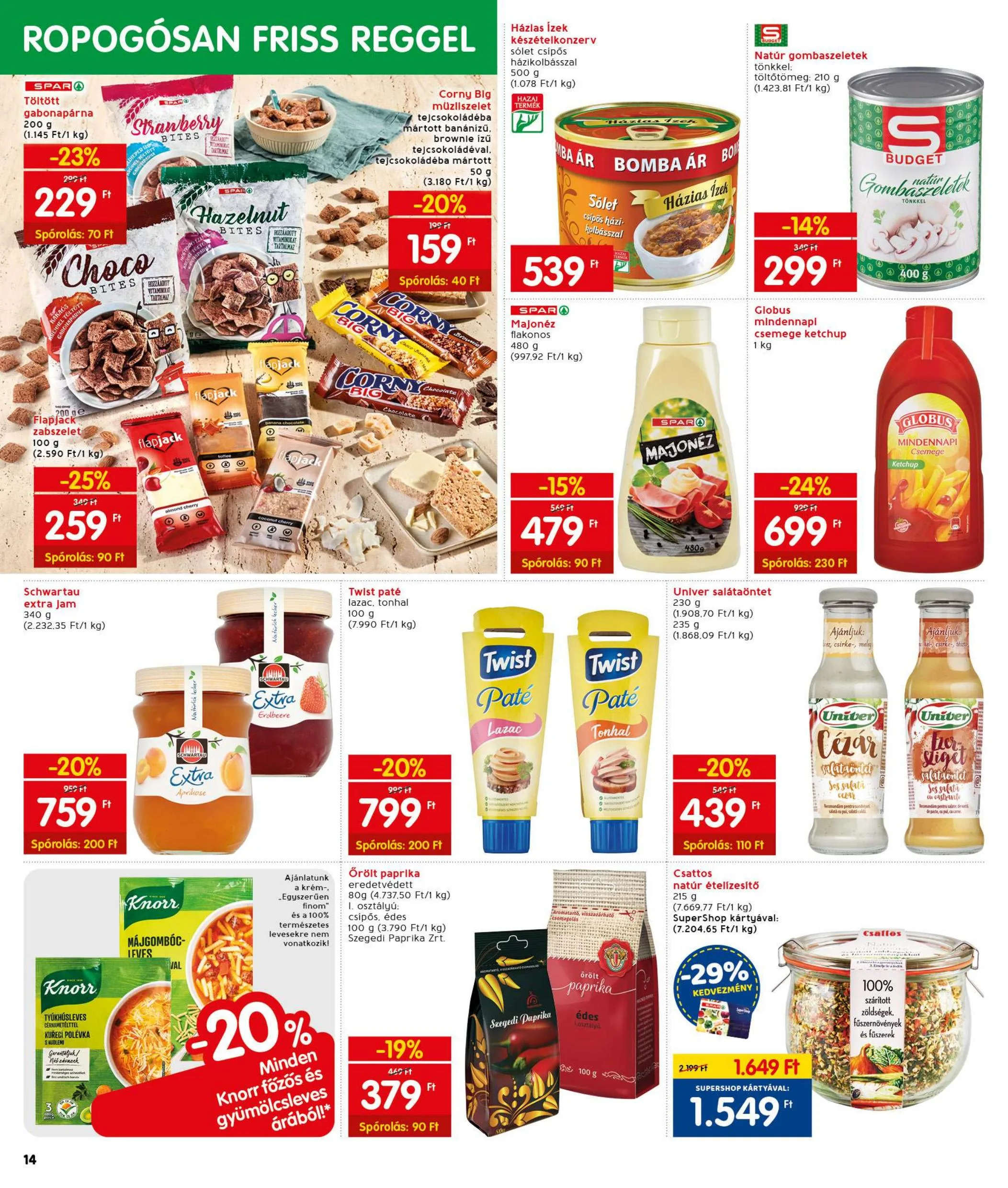 Interspar akciós újság 08.12–08.18 – 18. oldal