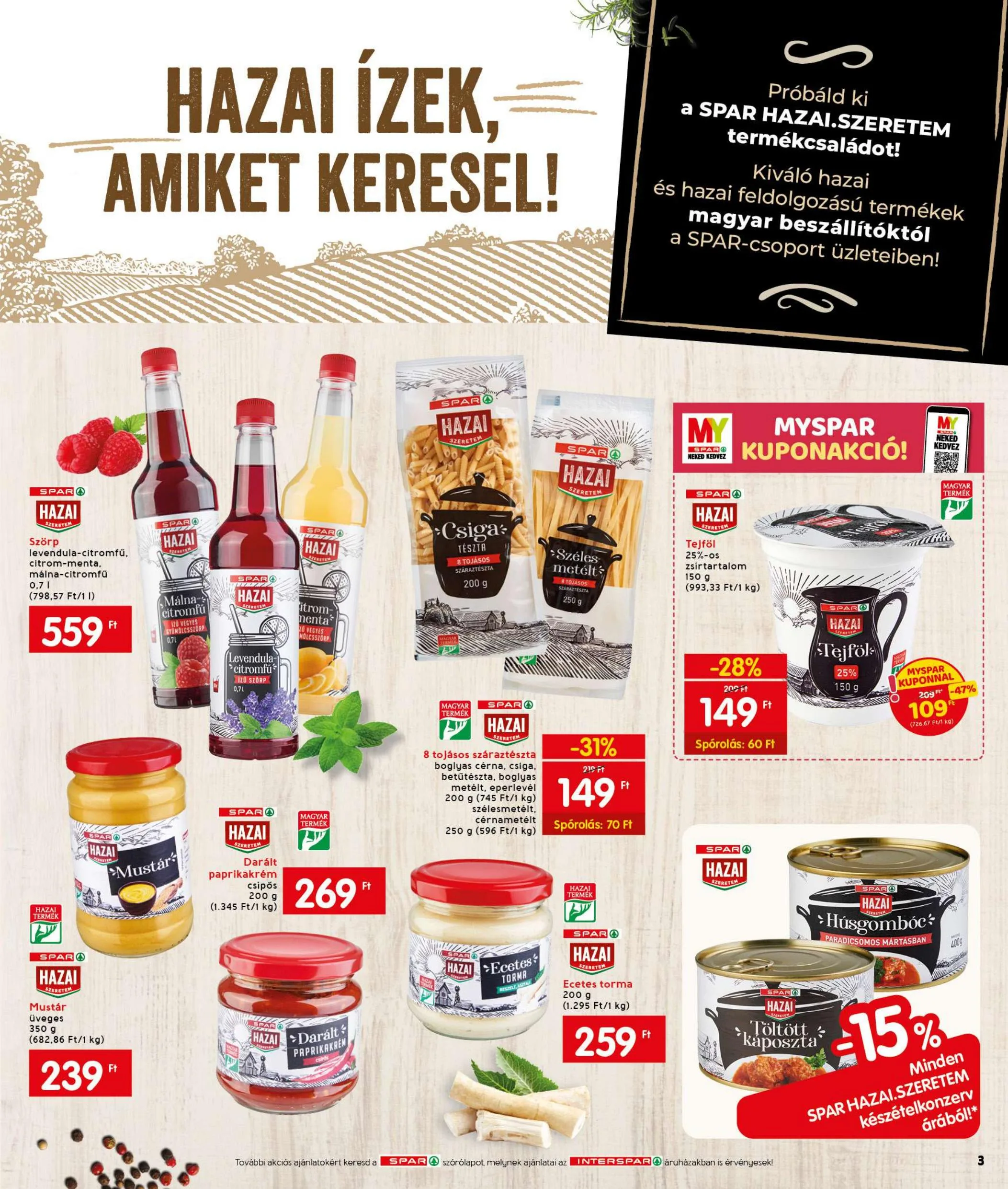 Interspar akciós újság 08.19–08.25 – 3. oldal