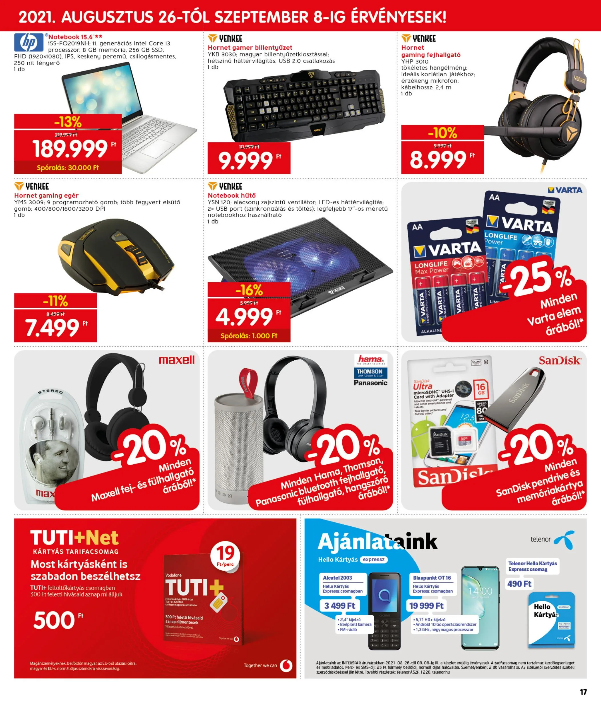 Interspar akciós újság 08.26–09.01 – 21. oldal