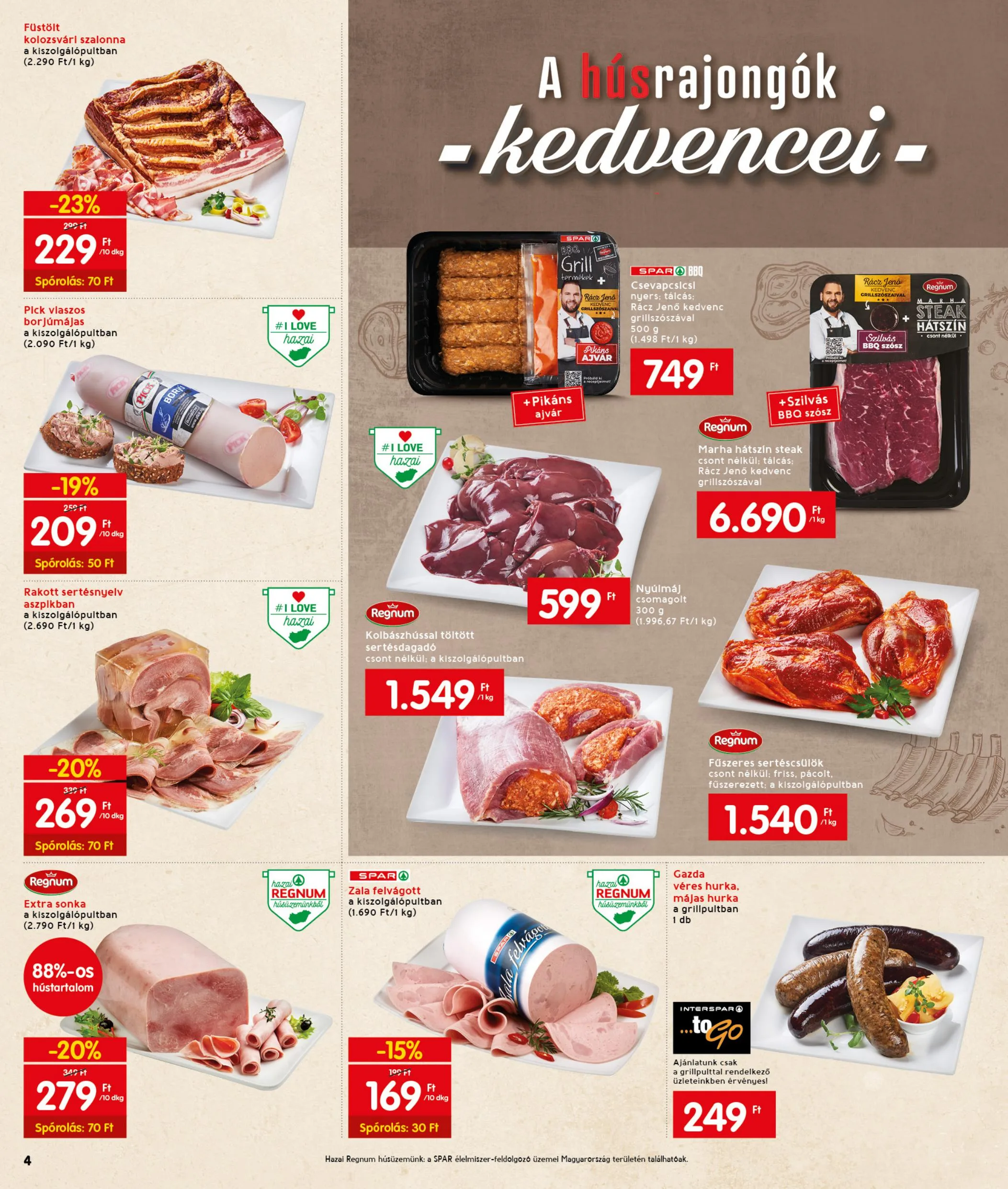 Interspar akciós újság 09.02–09.08 – 4. oldal