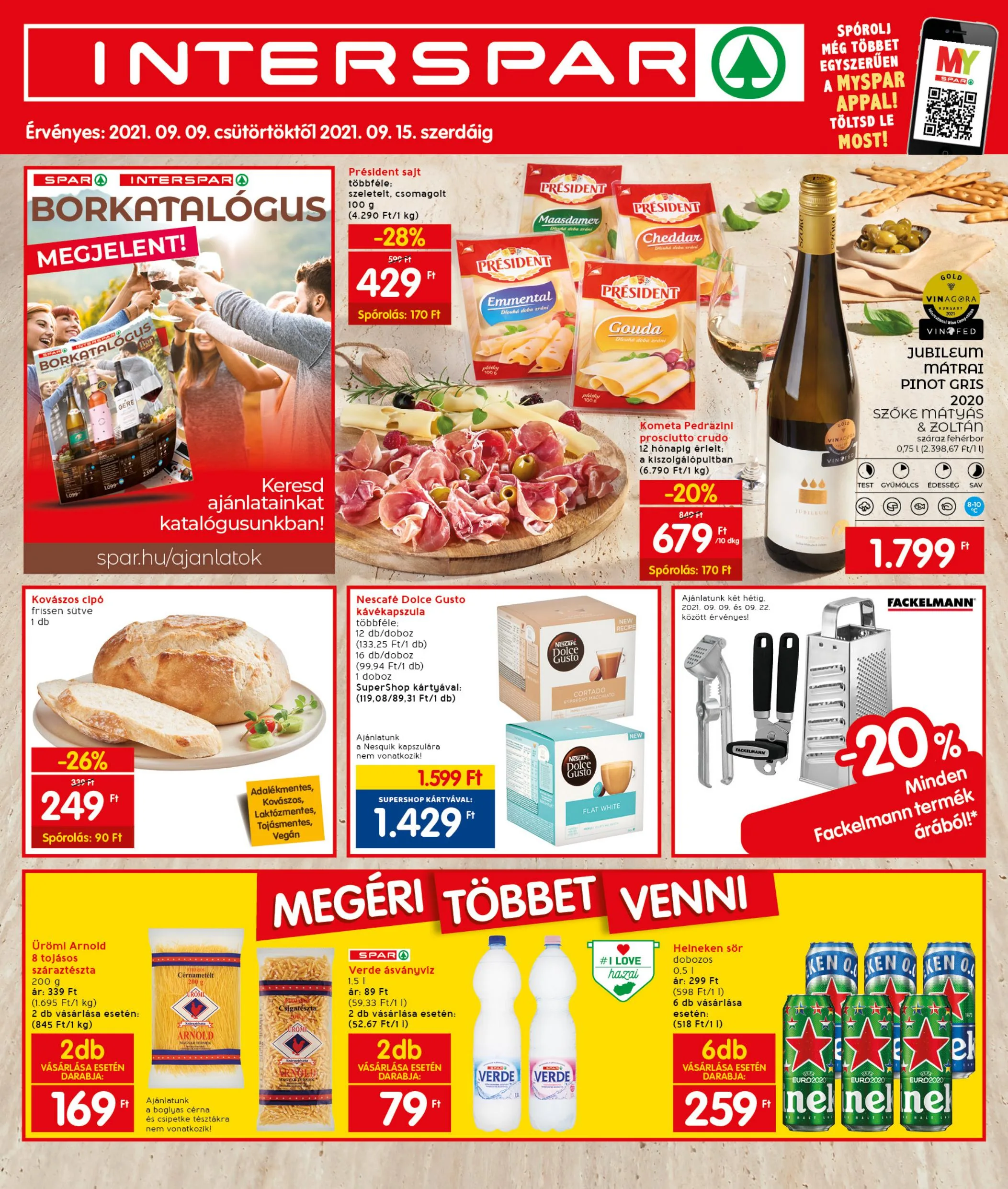 Interspar akciós újság 09.09–09.15