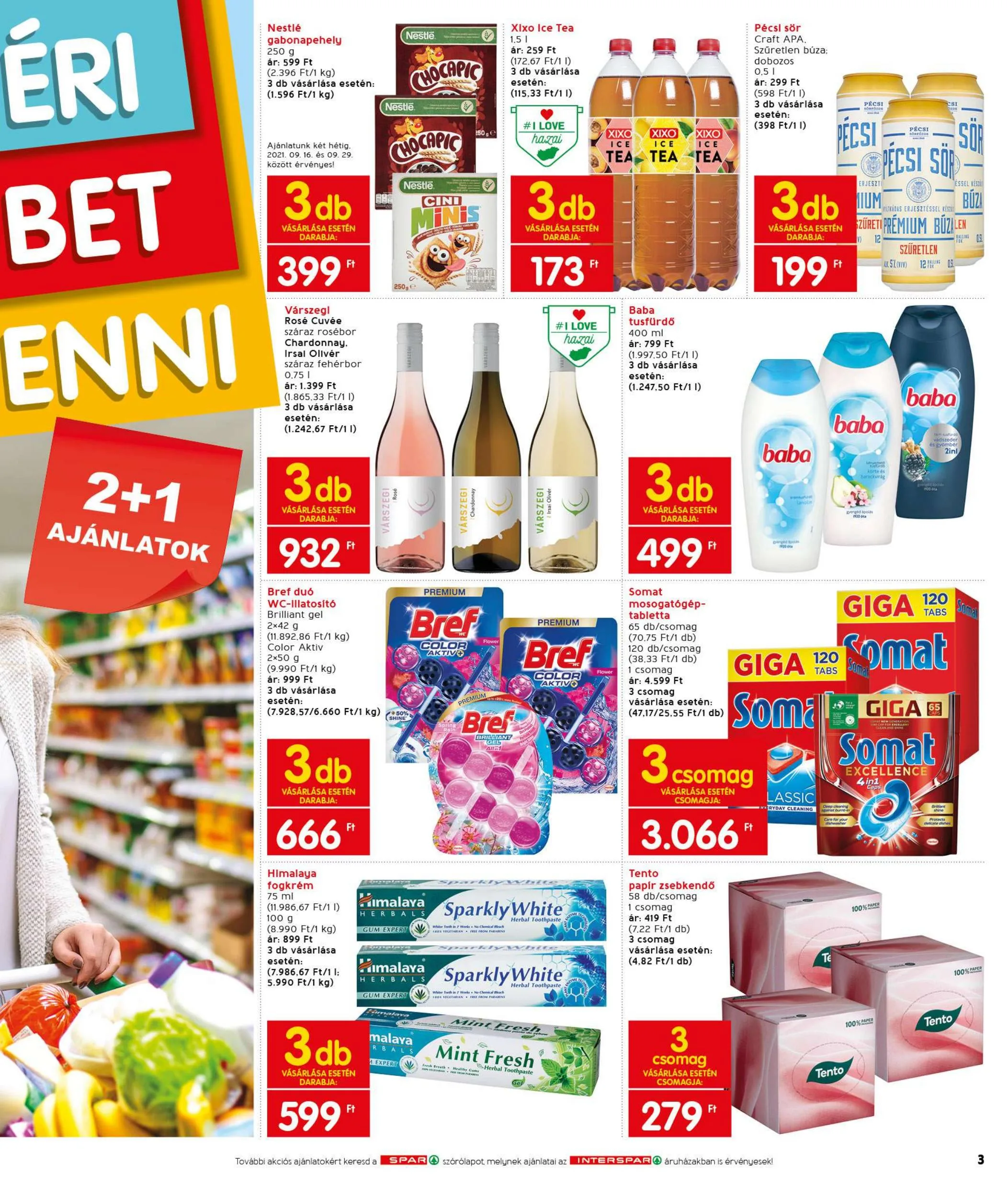 Interspar akciós újság 09.16–09.22 – 3. oldal