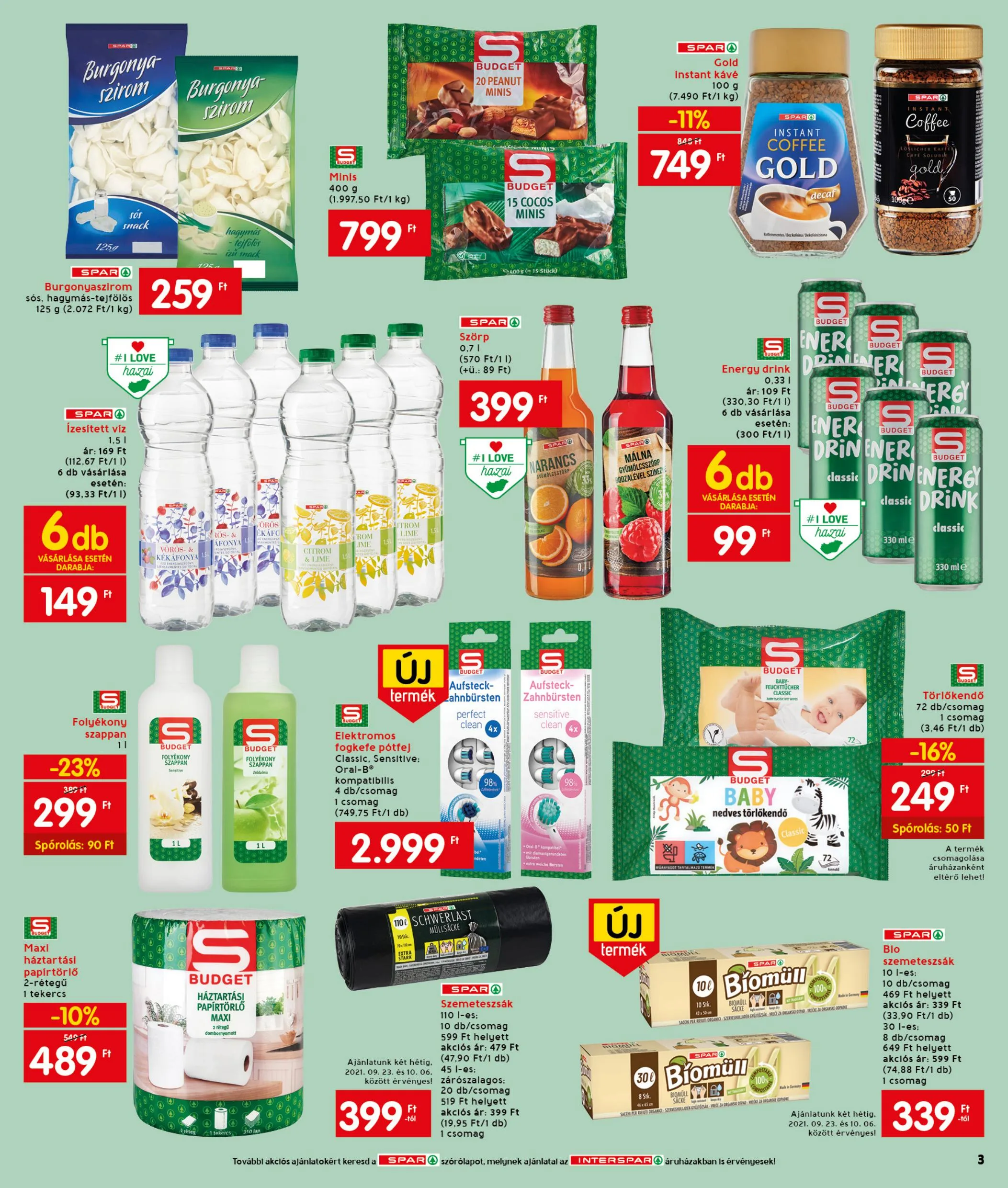 Interspar akciós újság 09.23–09.29 – 3. oldal