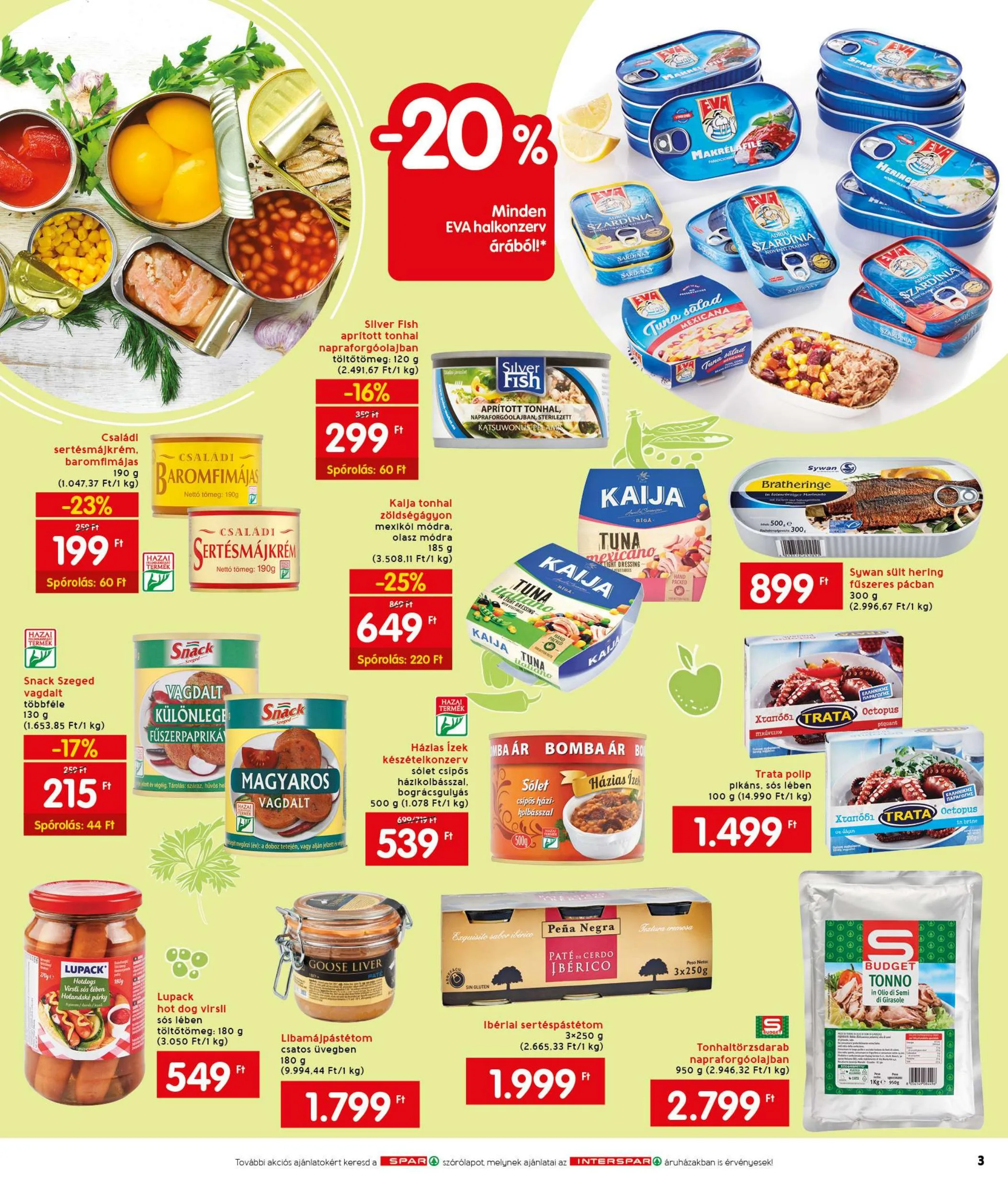 Interspar akciós újság 09.30–10.06 – 3. oldal
