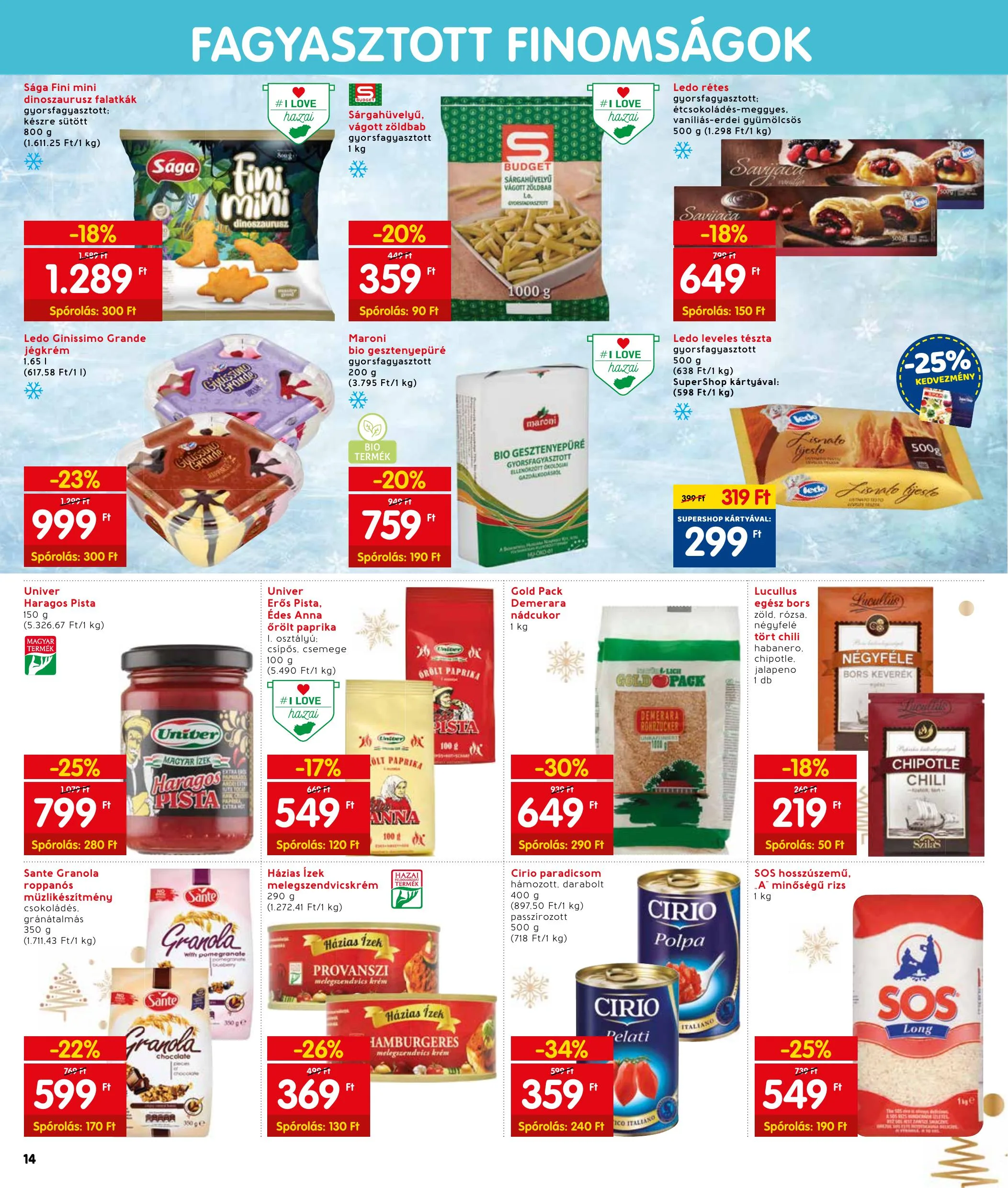 Interspar akciós újság 12.09–12.15 – 14. oldal