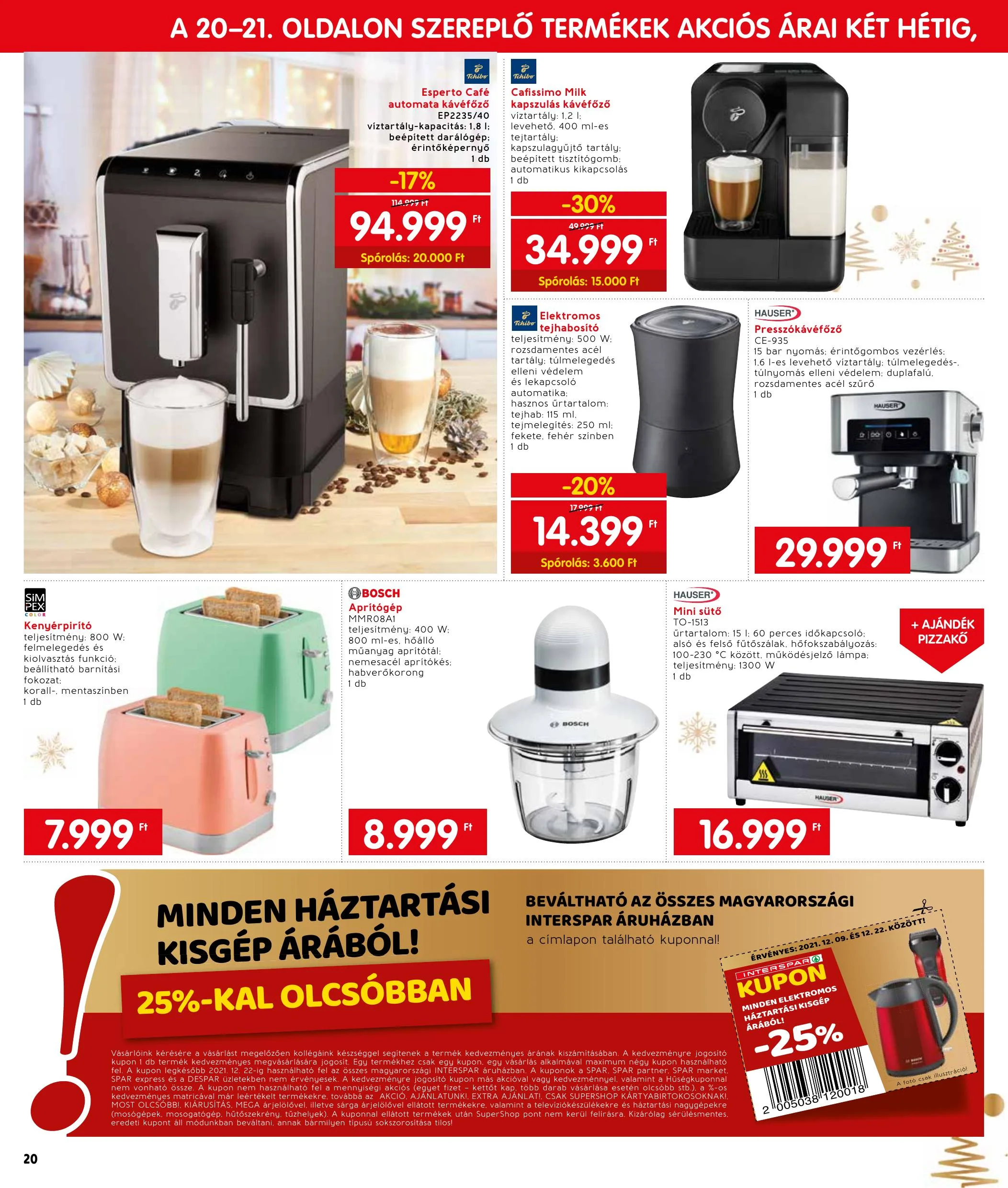 Interspar akciós újság 12.09–12.15 – 20. oldal