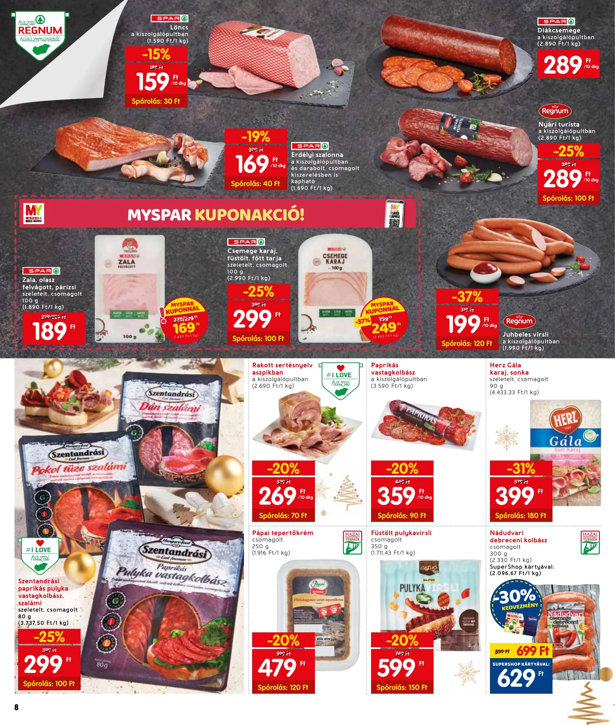 Interspar akciós újság 12.09–12.15 – 8. oldal