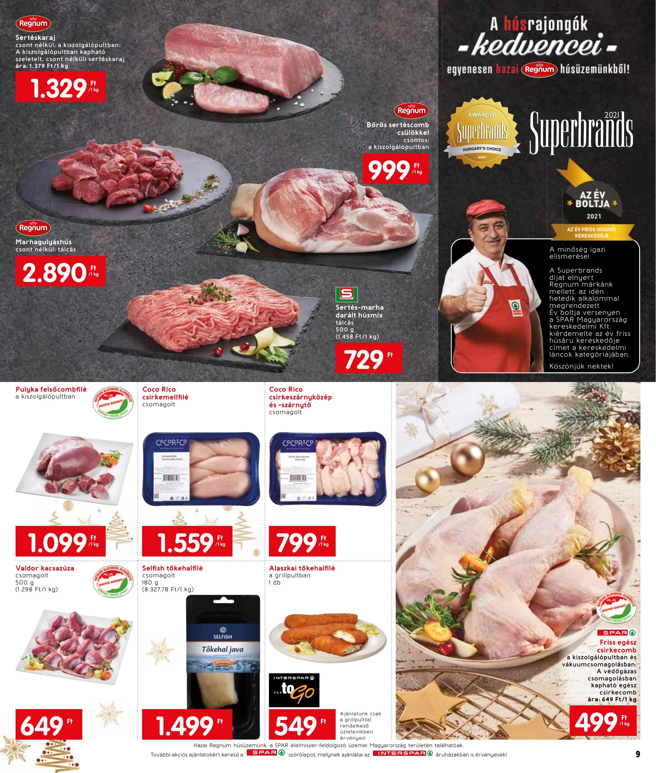 Interspar akciós újság 12.09–12.15 – 9. oldal