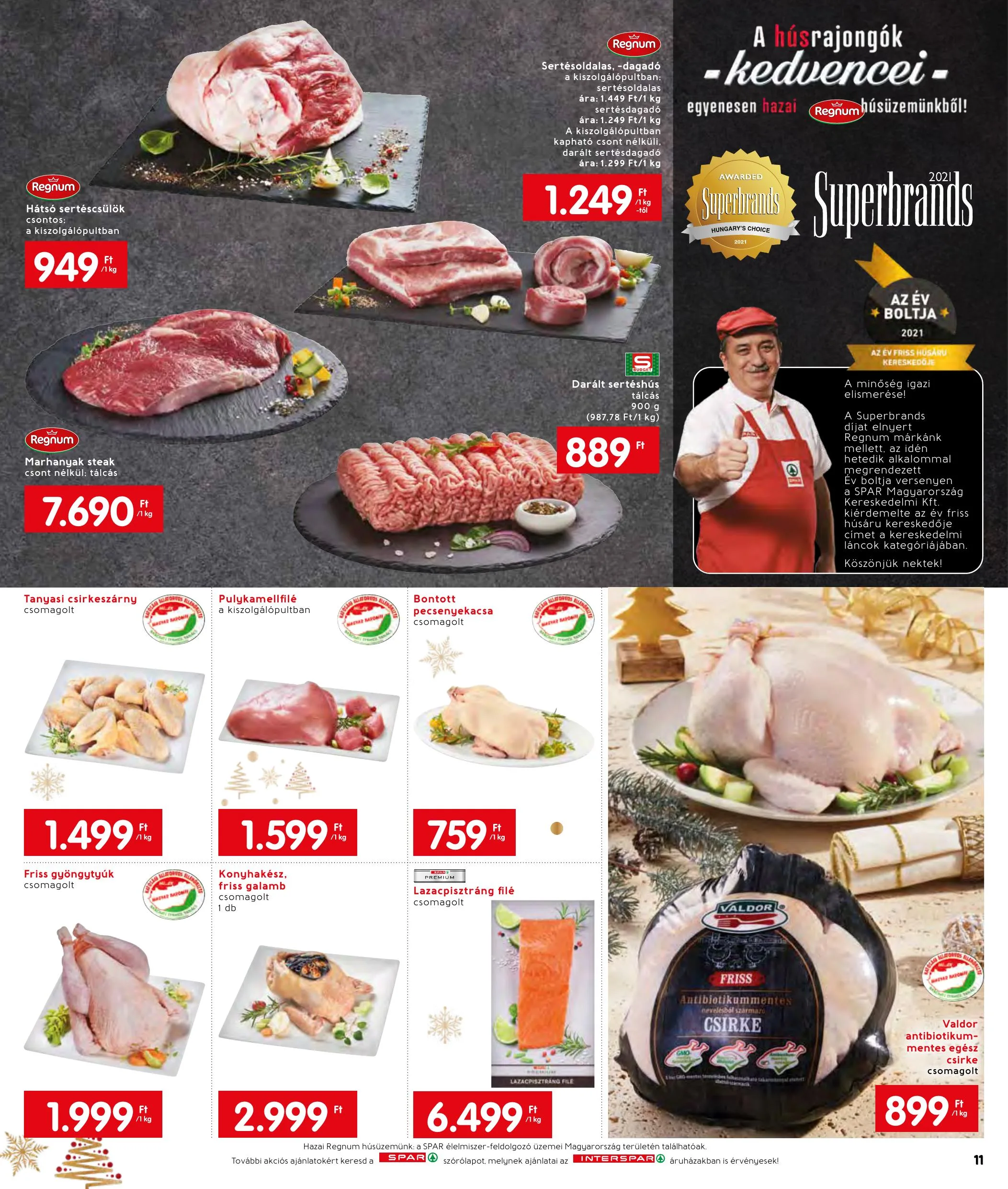 Interspar akciós újság 12.16–12.24 – 11. oldal