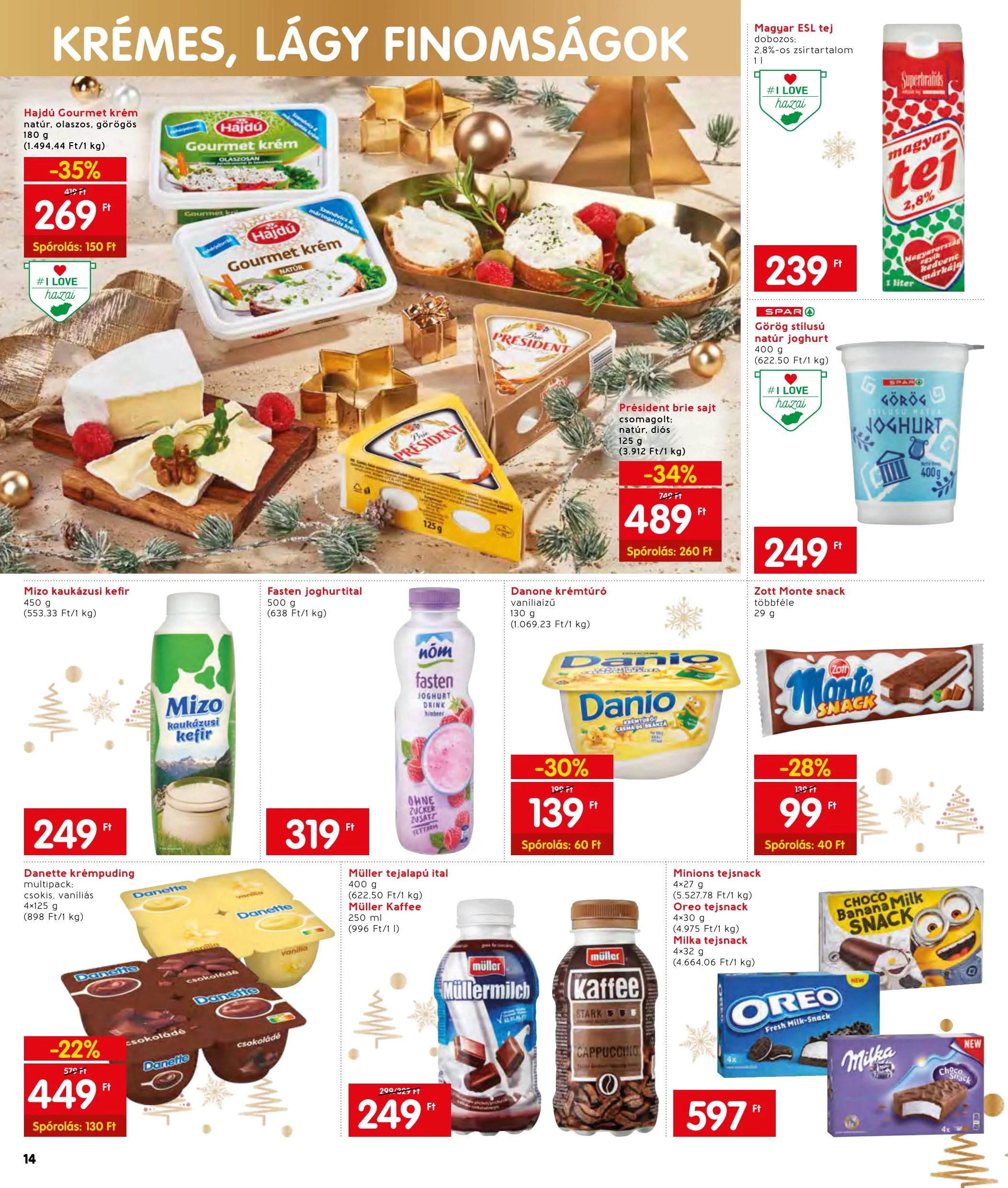 Interspar akciós újság 12.16–12.24 – 14. oldal