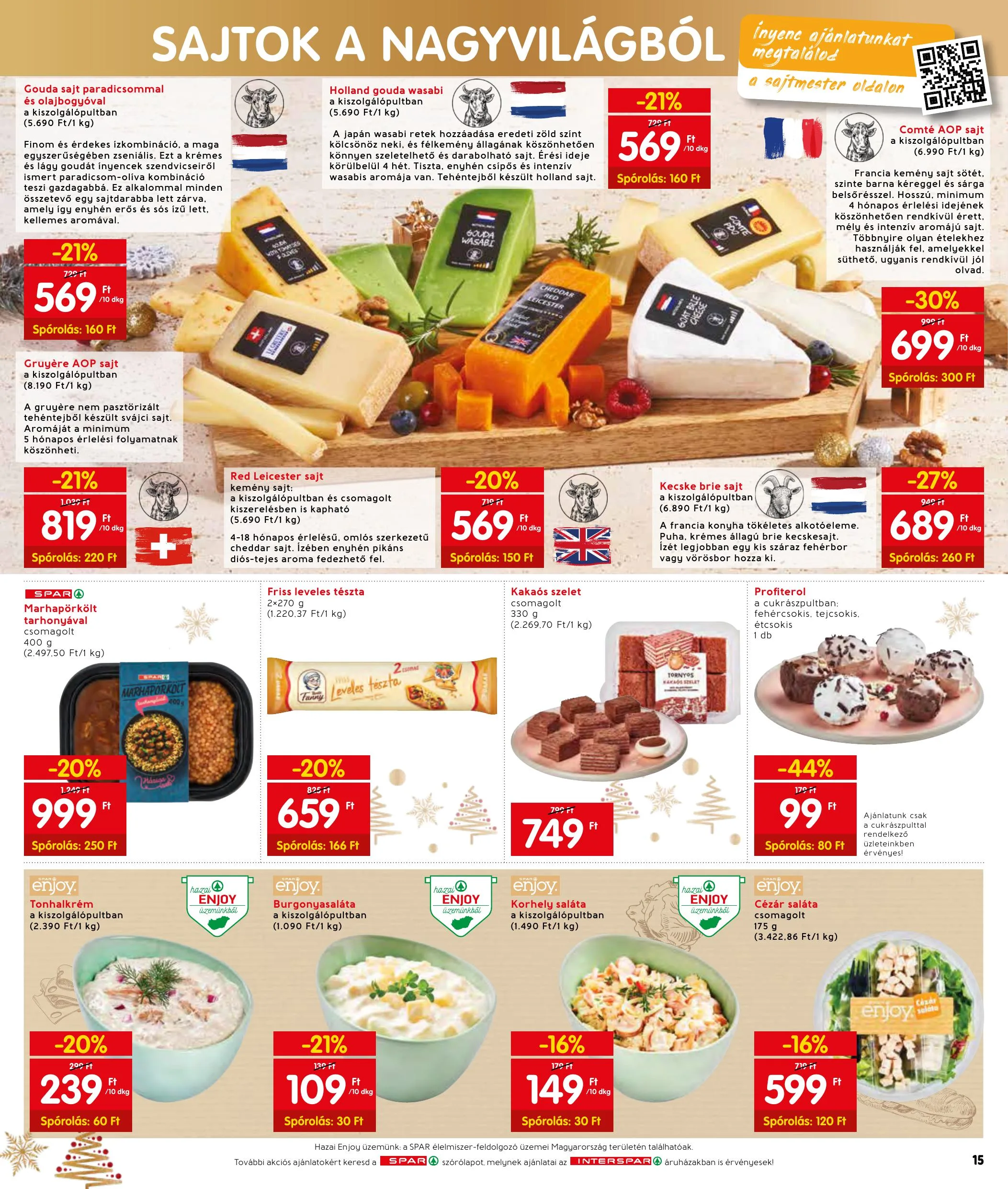 Interspar akciós újság 12.16–12.24 – 15. oldal