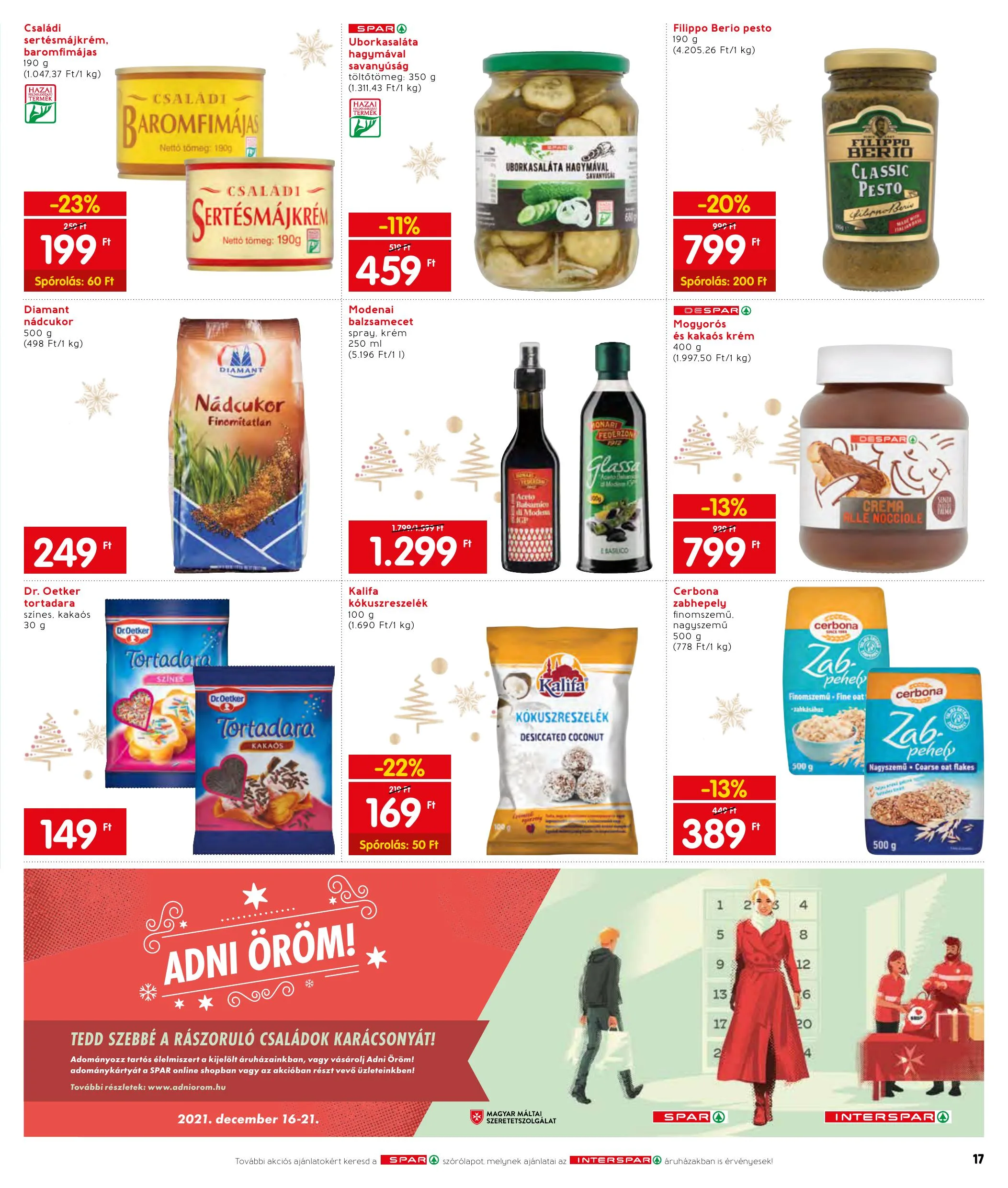 Interspar akciós újság 12.16–12.24 – 17. oldal