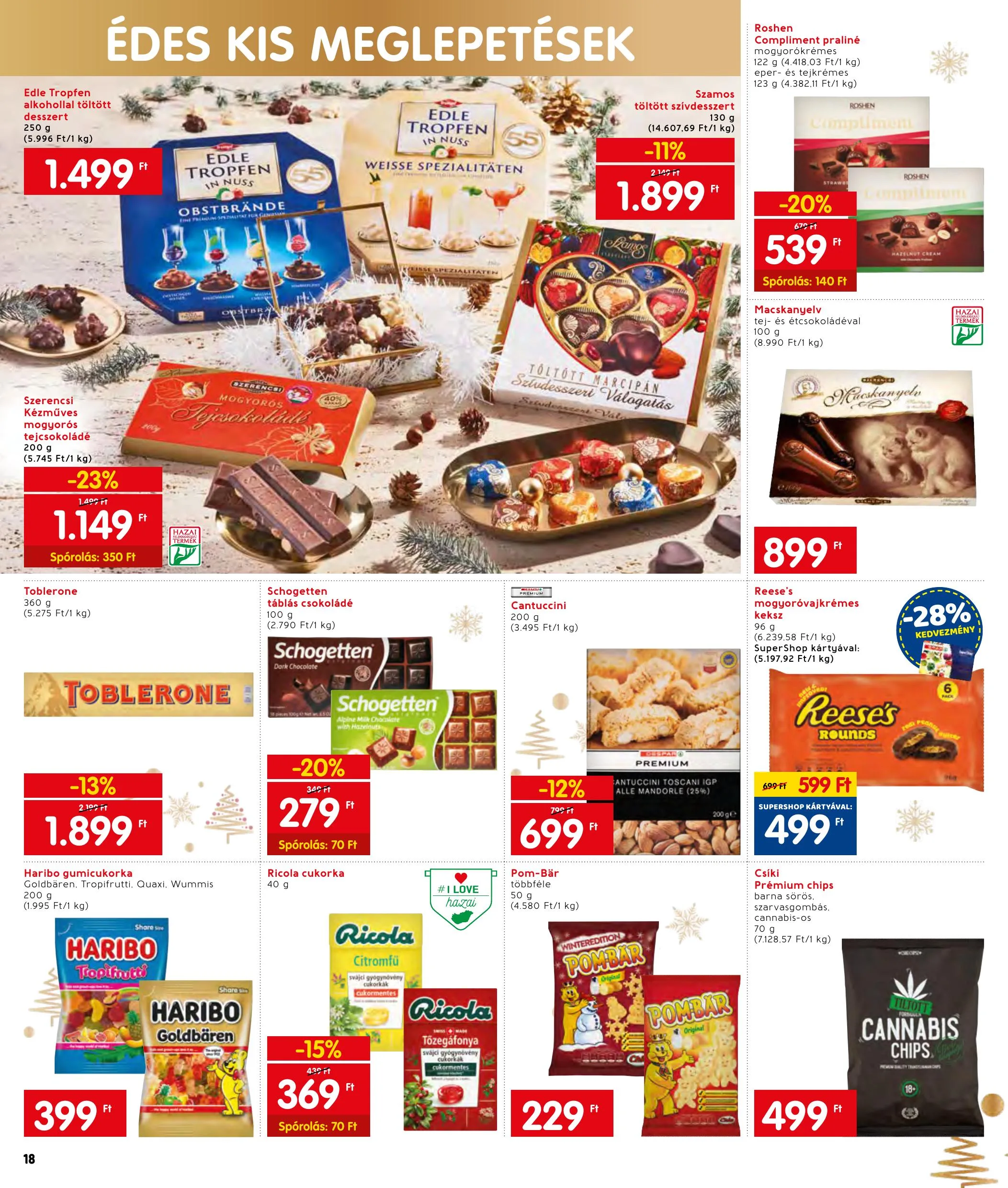 Interspar akciós újság 12.16–12.24 – 18. oldal