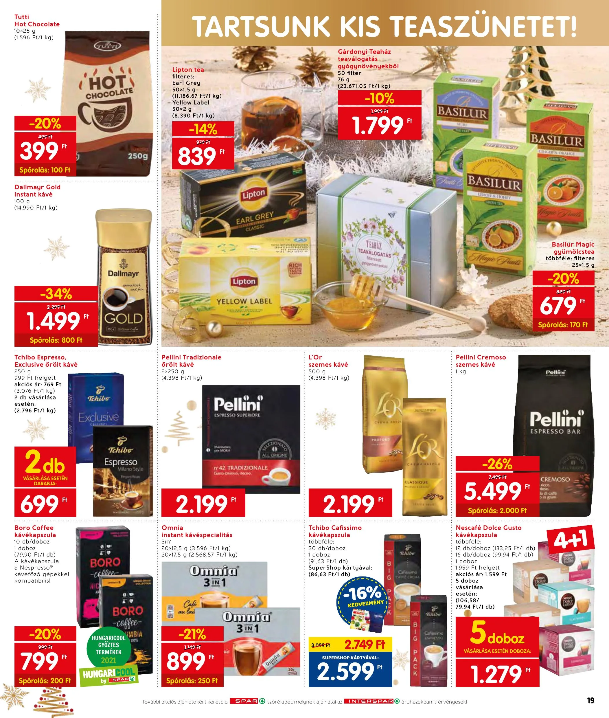 Interspar akciós újság 12.16–12.24 – 19. oldal