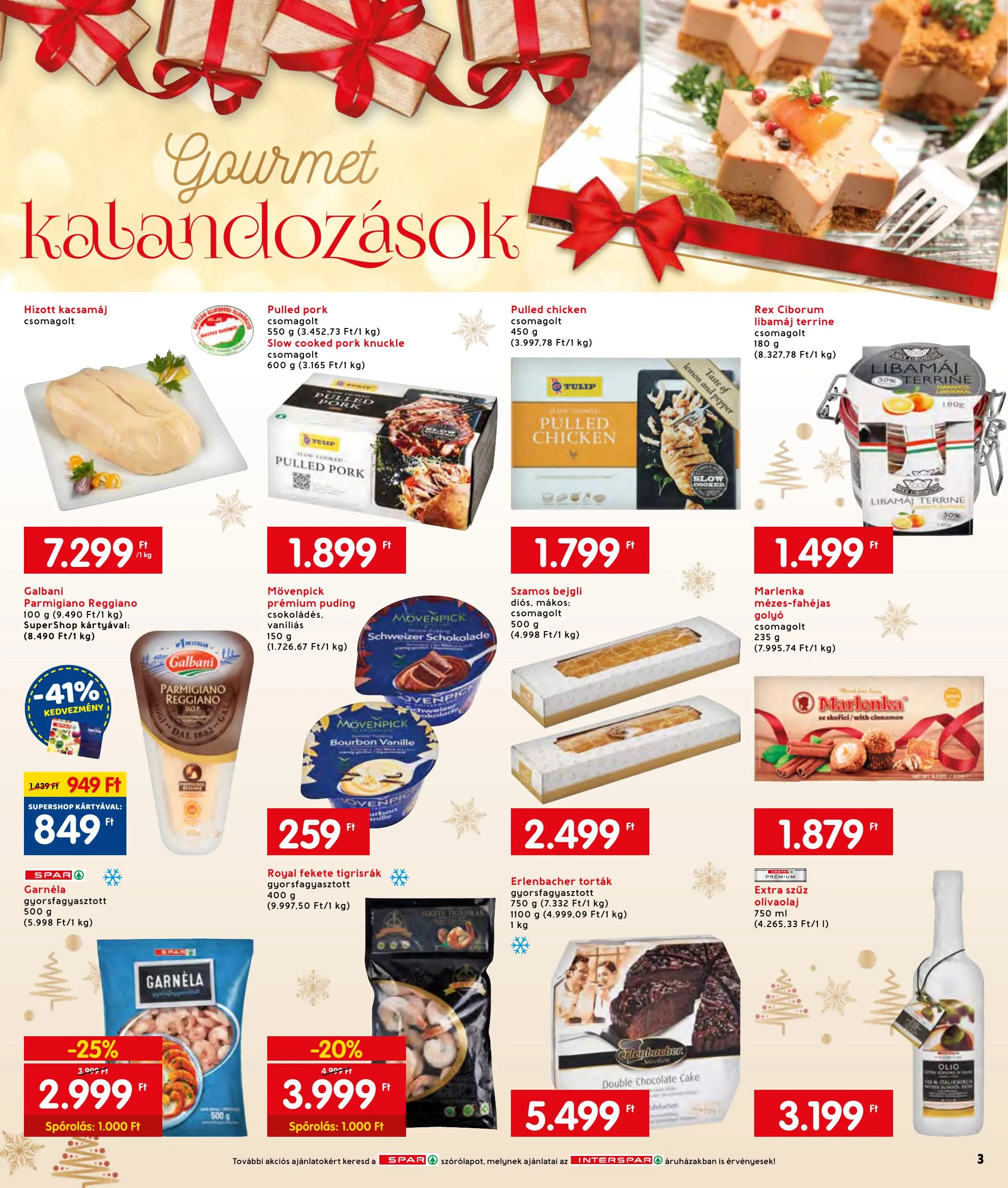 Interspar akciós újság 12.16–12.24 – 3. oldal