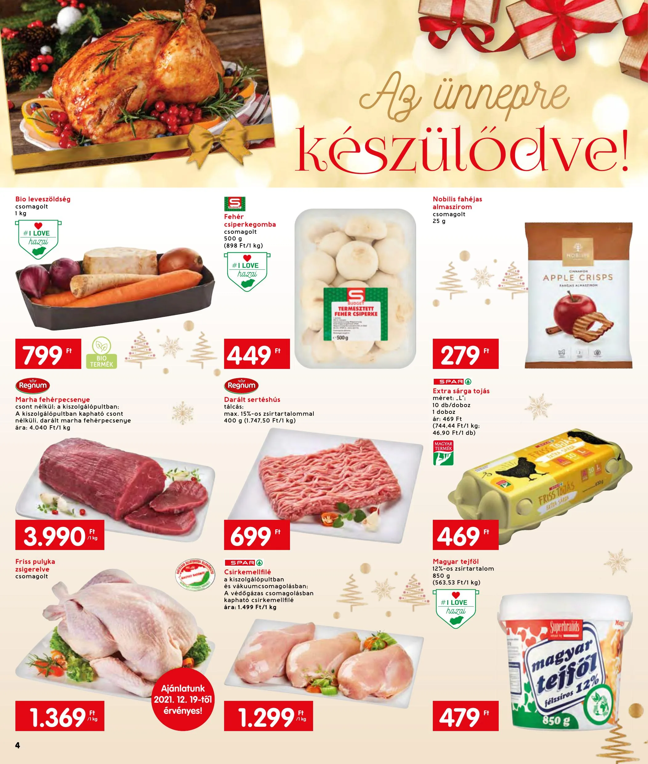 Interspar akciós újság 12.16–12.24 – 4. oldal