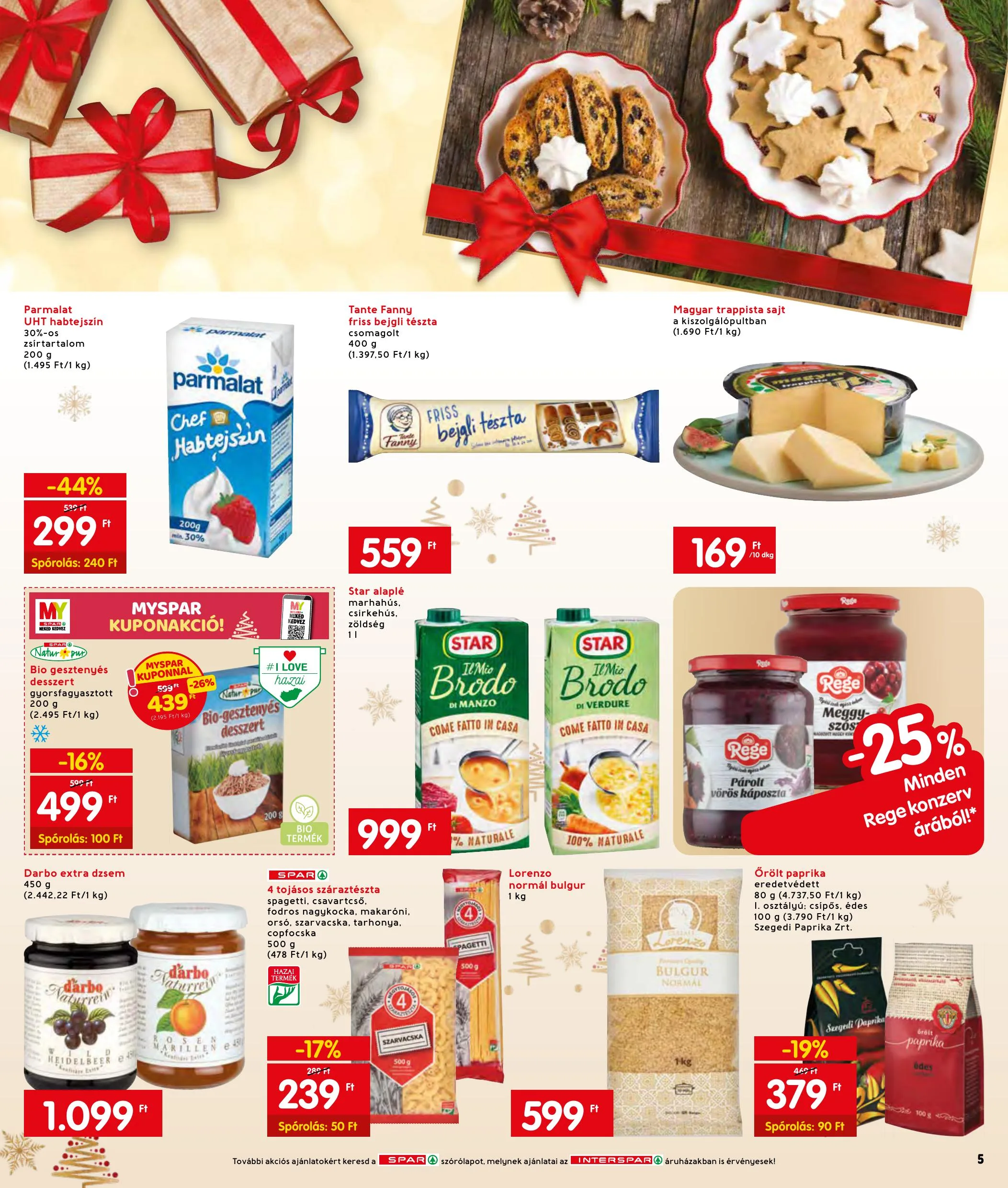 Interspar akciós újság 12.16–12.24 – 5. oldal
