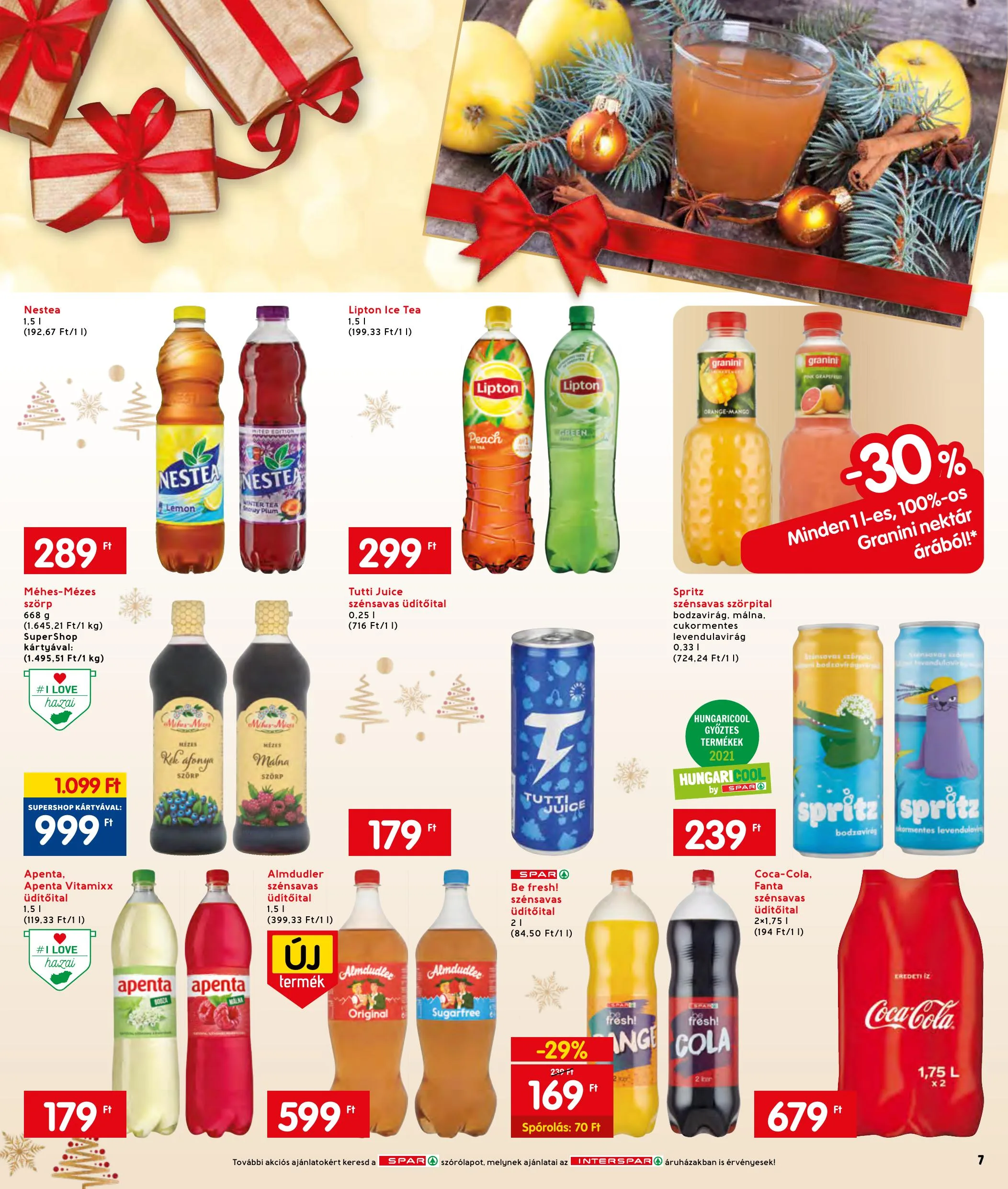 Interspar akciós újság 12.16–12.24 – 7. oldal