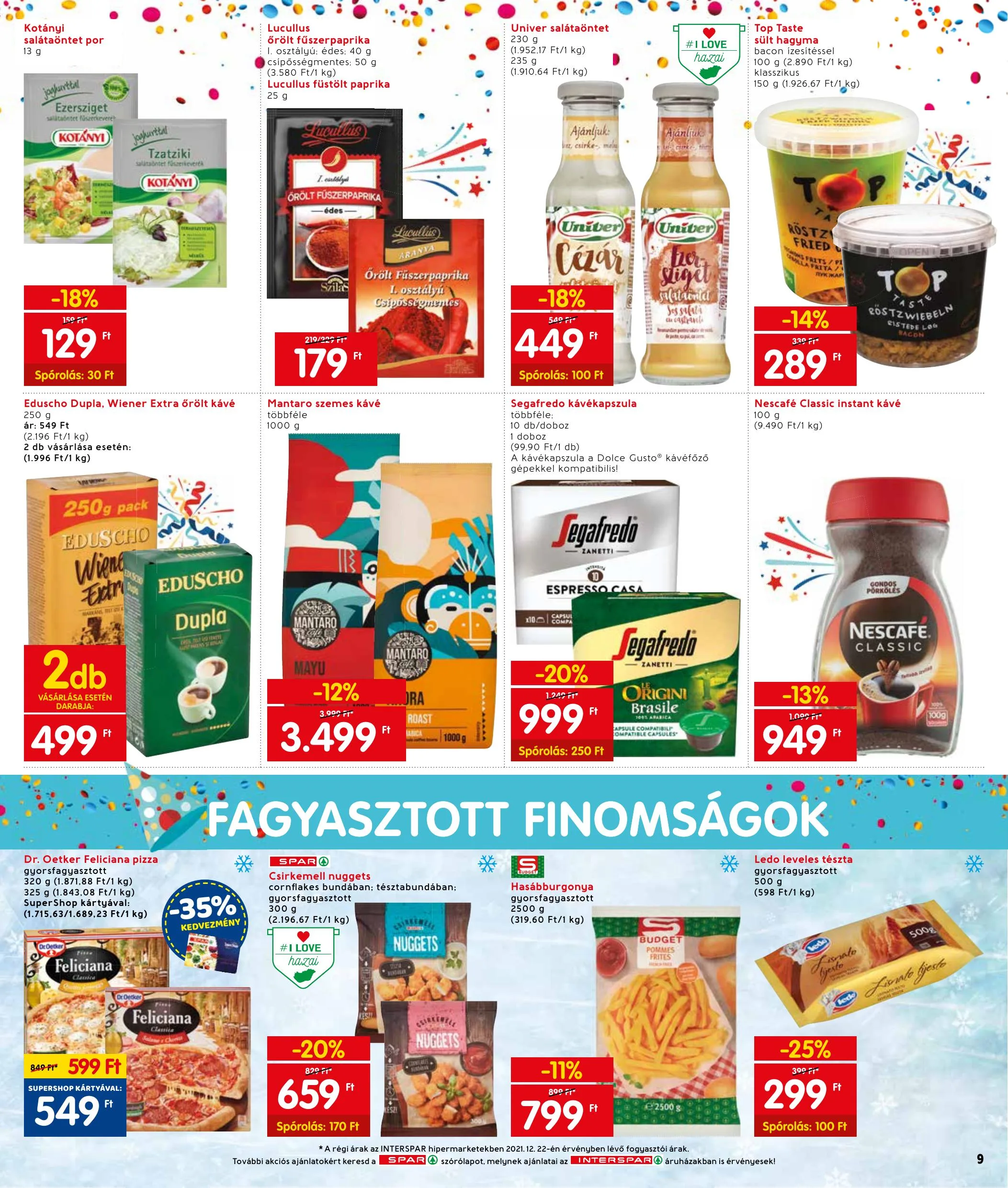Interspar akciós újság 12.27–12.31 – 13. oldal