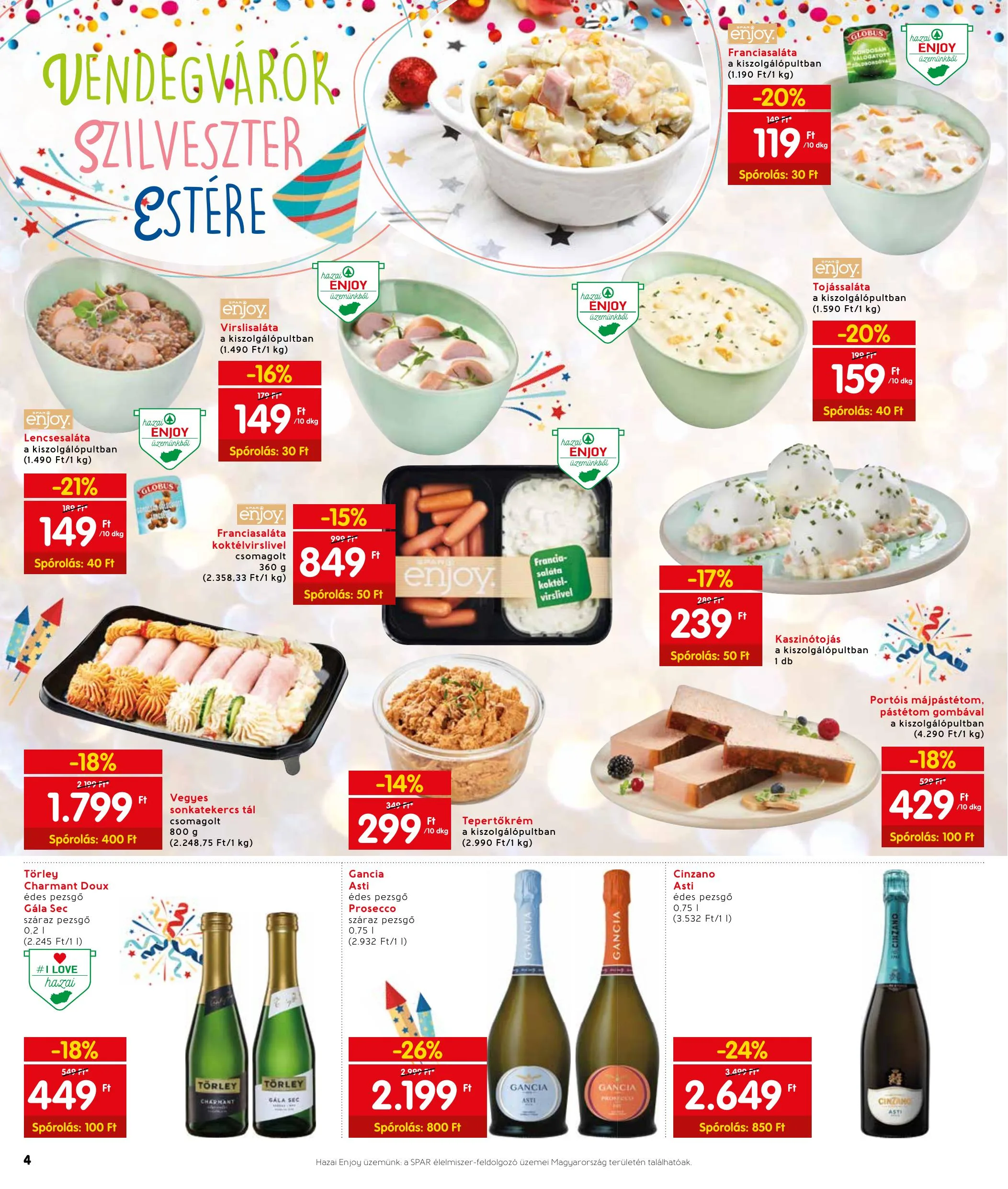 Interspar akciós újság 12.27–12.31 – 6. oldal