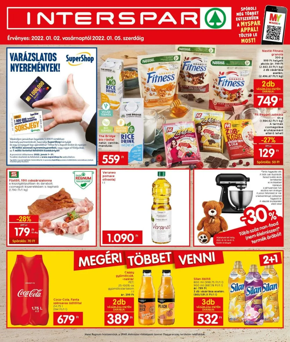 Interspar akciós újság 01.02–01.05