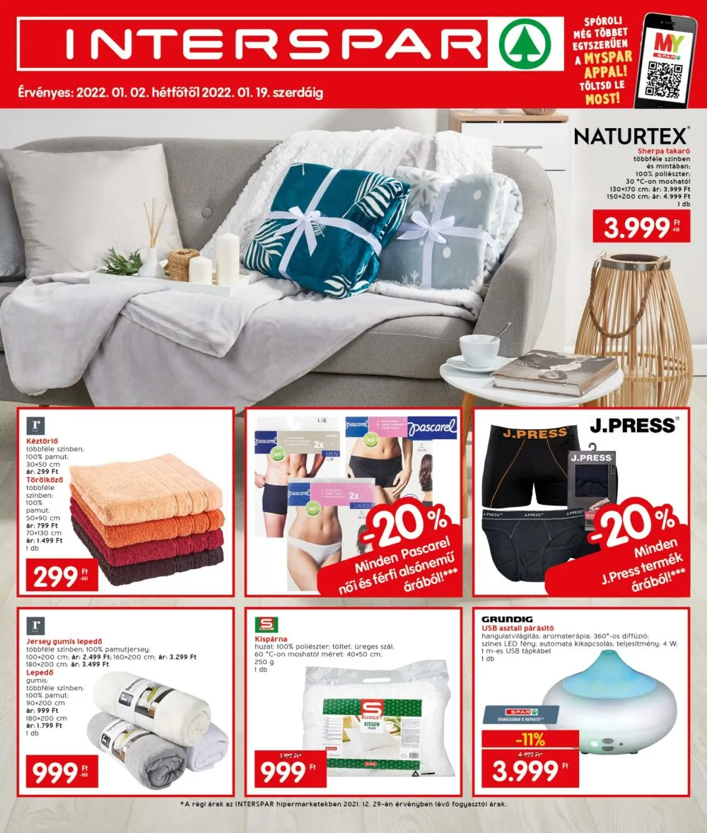 Interspar akciós újság 01.02–01.19