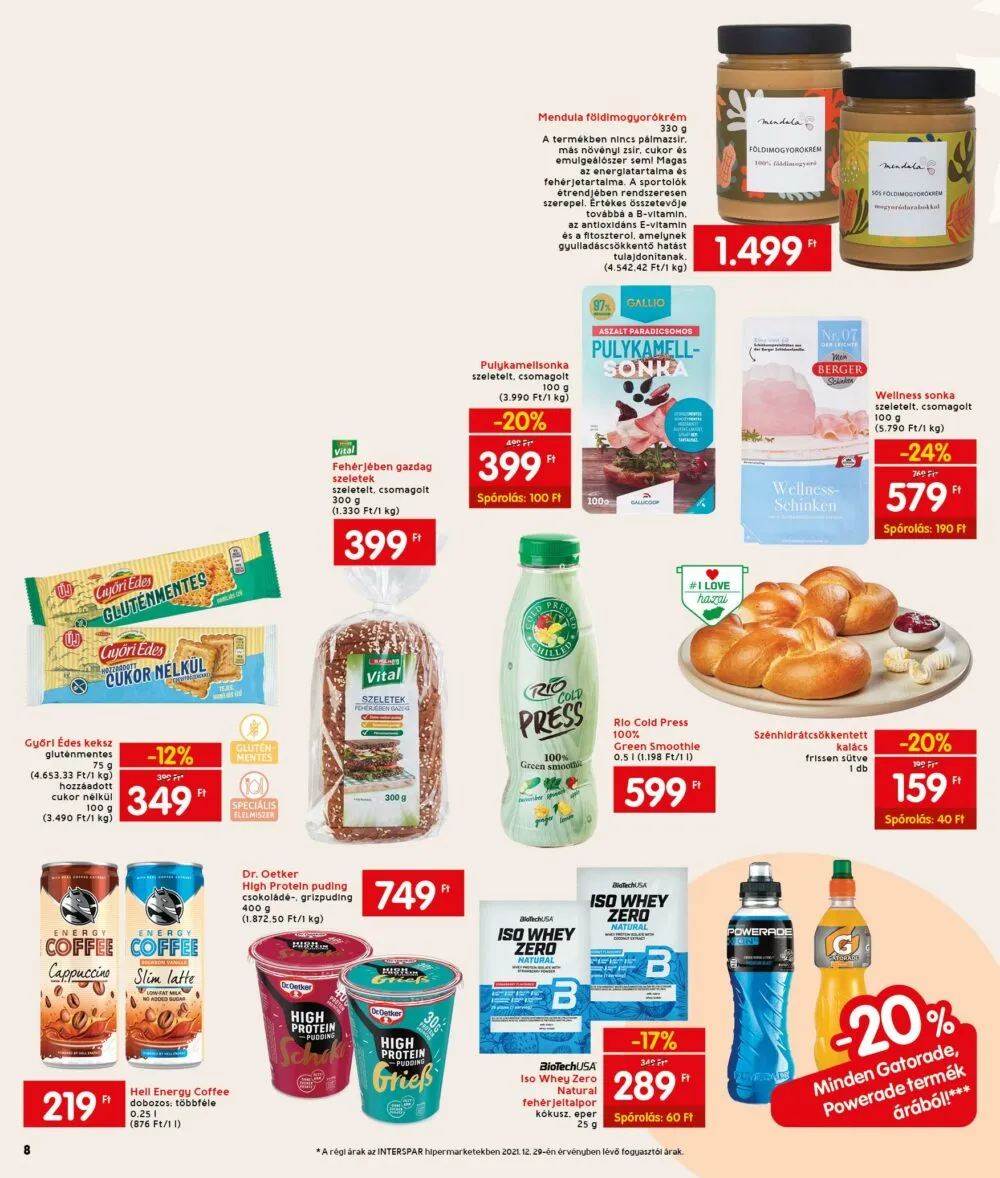 Interspar akciós újság 01.02–01.19 – 8. oldal