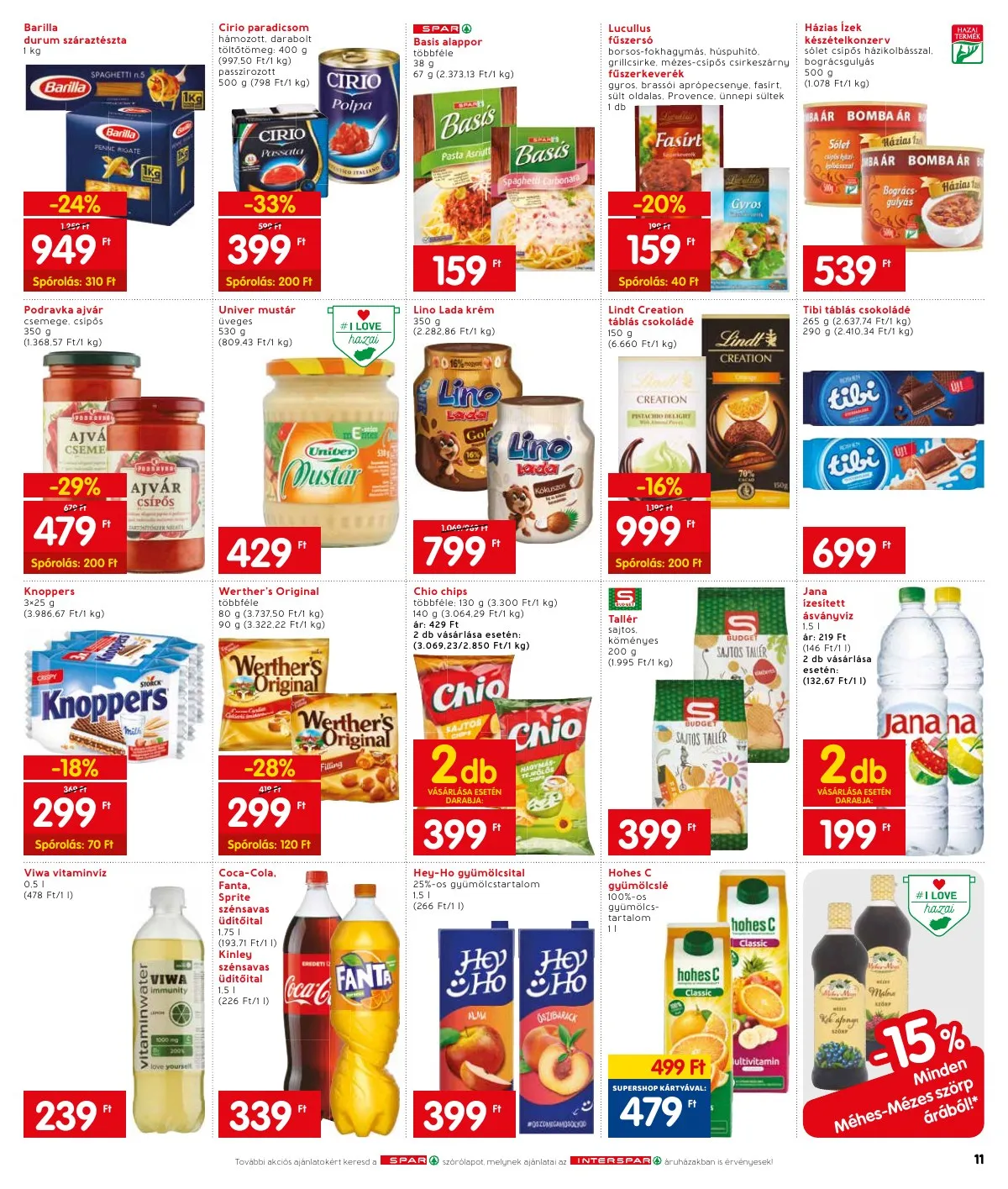 Interspar akciós újság 01.06–01.06 – 15. oldal