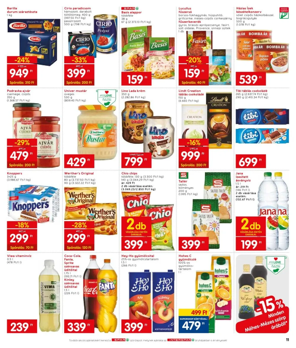 Interspar akciós újság 01.06–01.12 – 15. oldal